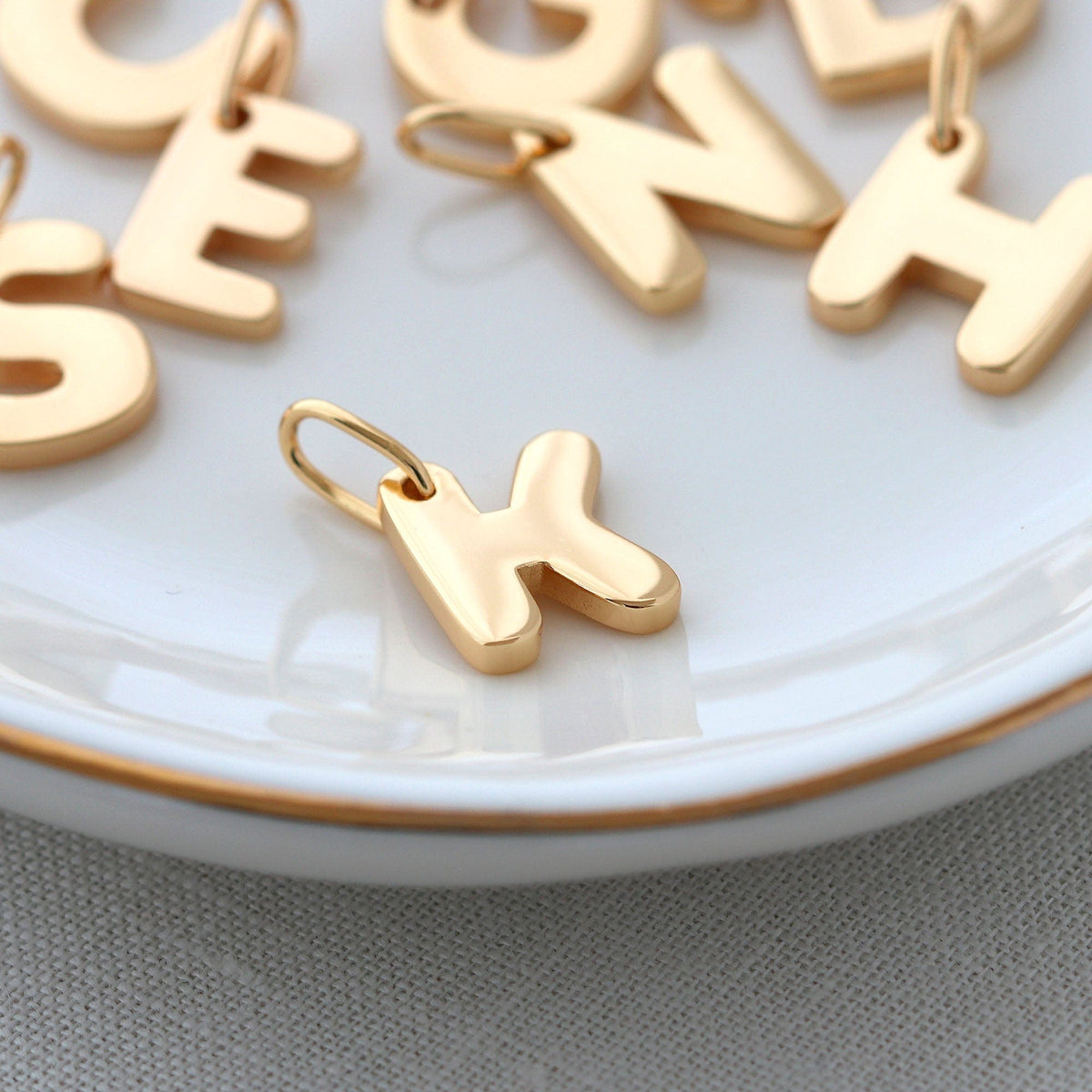 Vintage Letter Charm – kris nations - Main Image