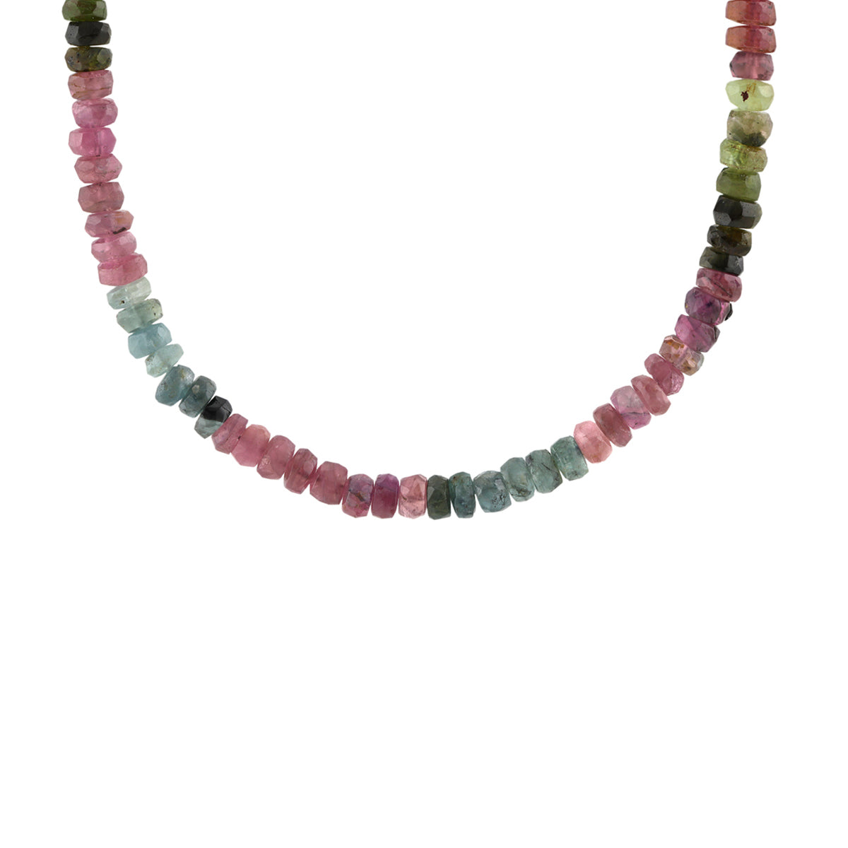 Faceted Garnet Bead Necklace with Silver: luxurious, sterling