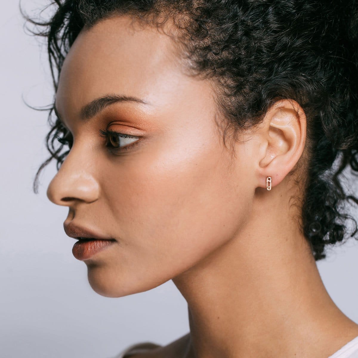 Safety Pin Stud Earrings