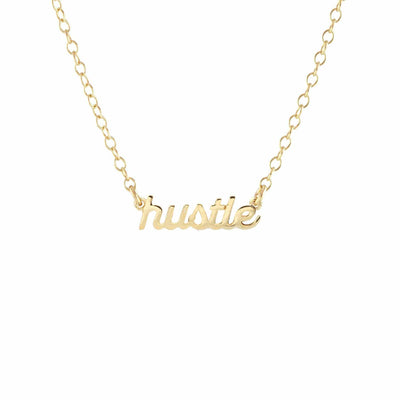 Hustle Charm Necklace 18K Gold Vermeil