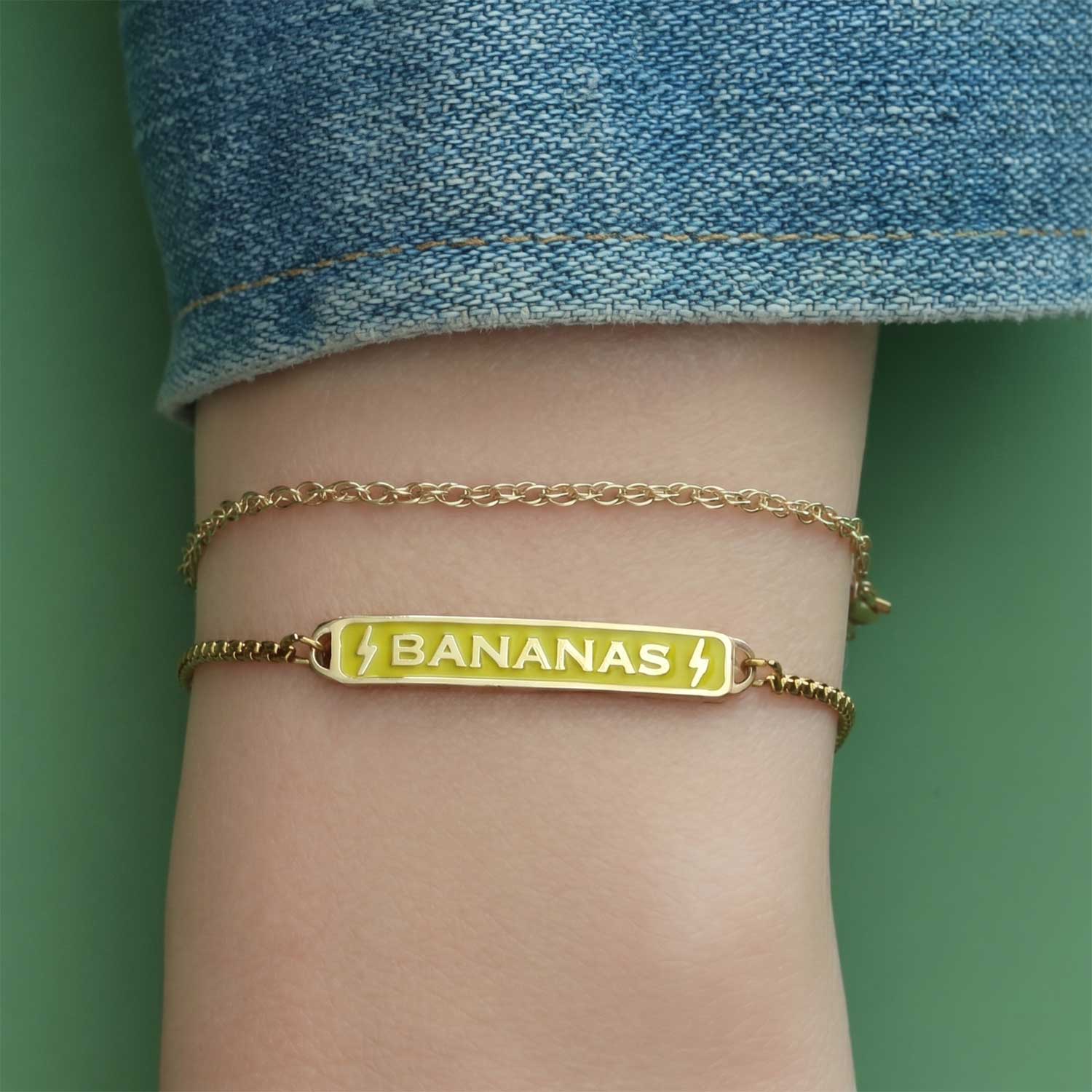 Bananas Enamel Bracelet