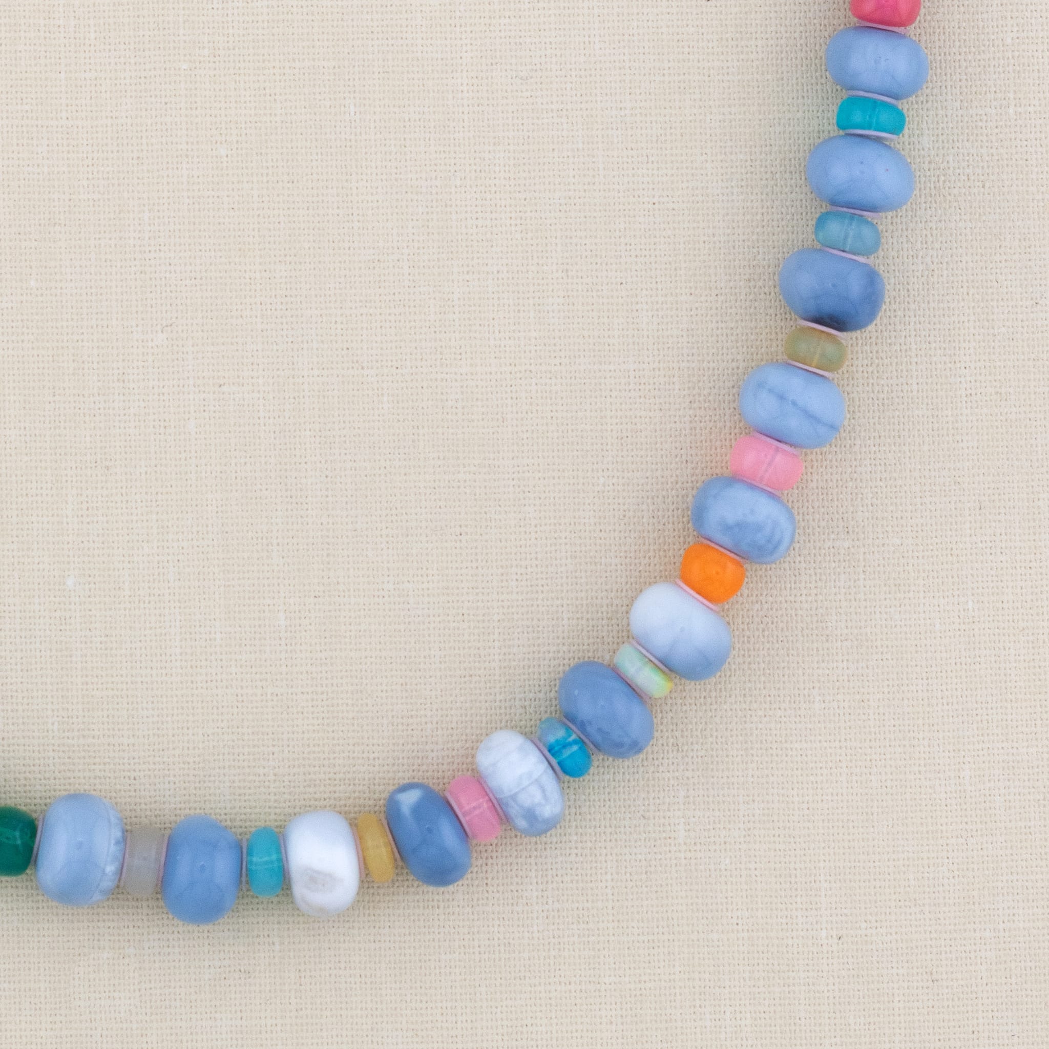 Oregon Blue Opal &  African Opal Beaded Necklace