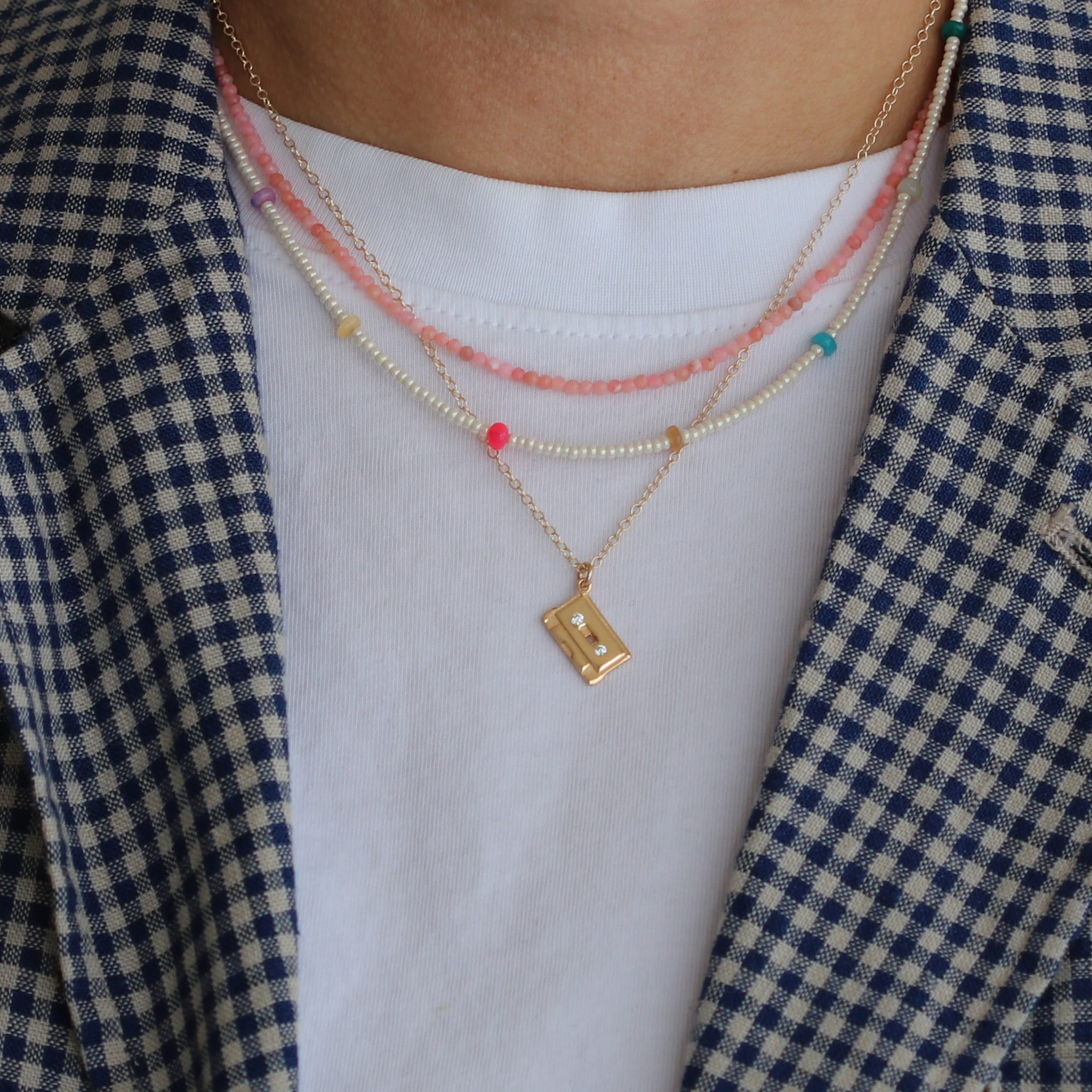 The B-Side Cassette Necklace