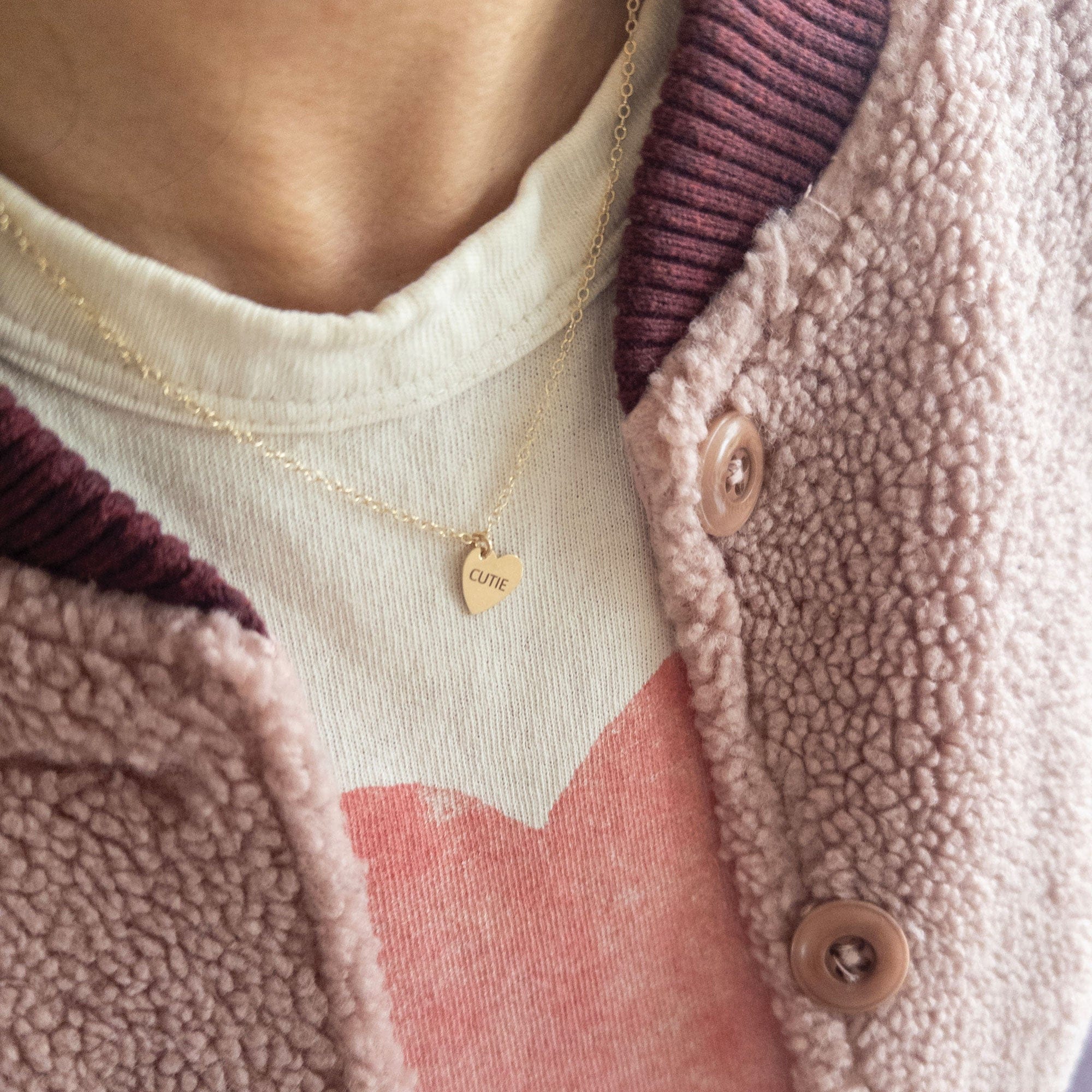 Conversation Hearts Necklace