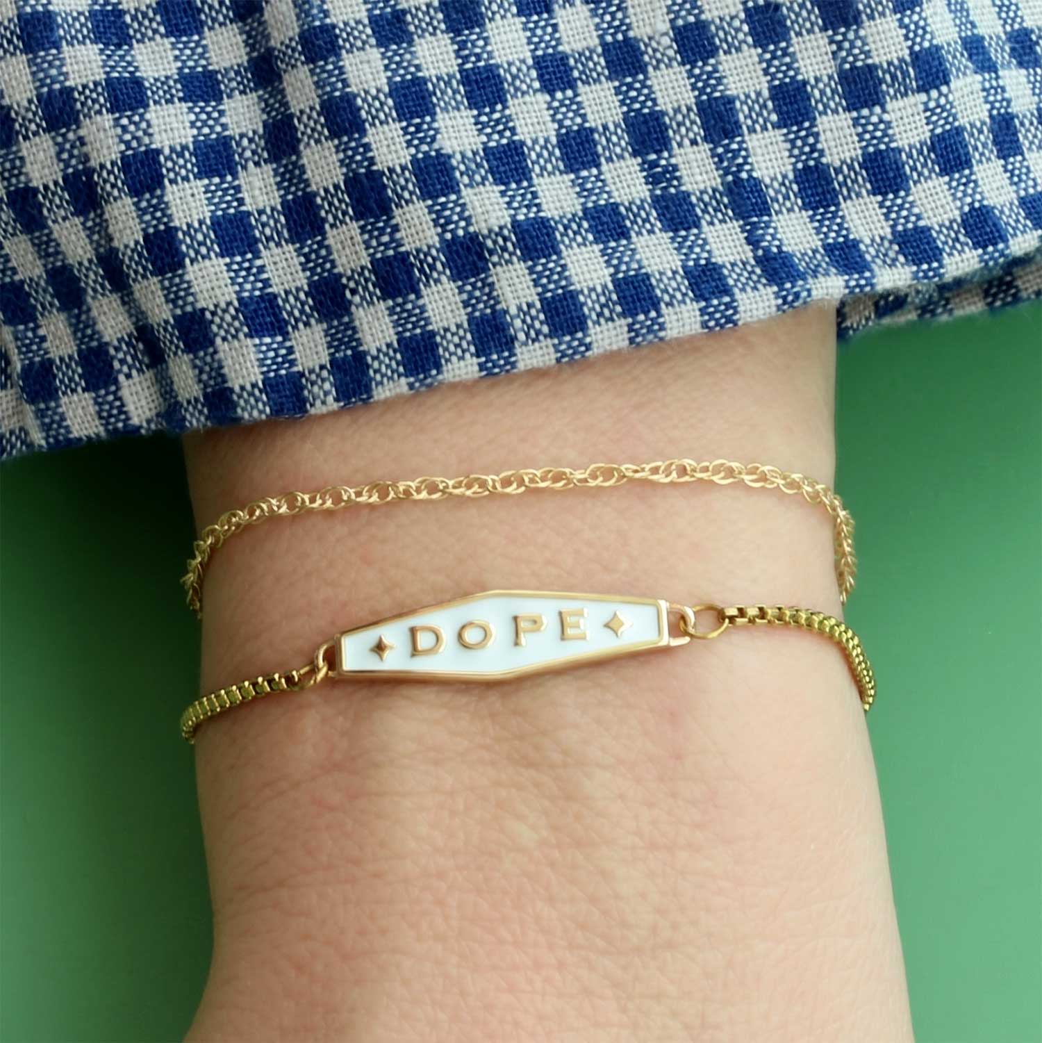 Dope Enamel Bracelet