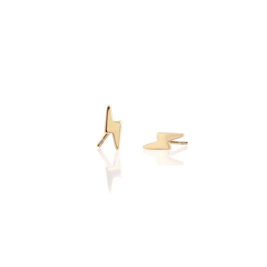 Lightning Bolt Stud Earrings