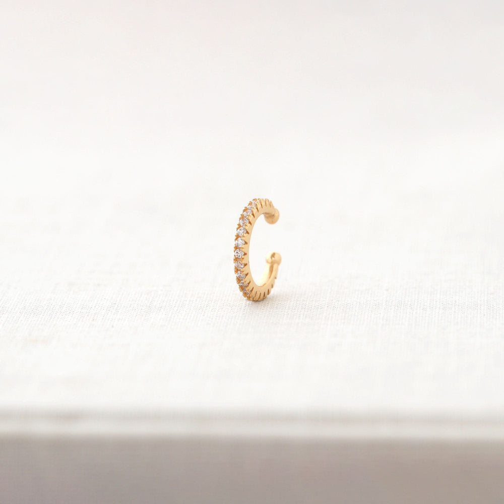 Kris Nations Petite Palette Hoop Earrings in Green
