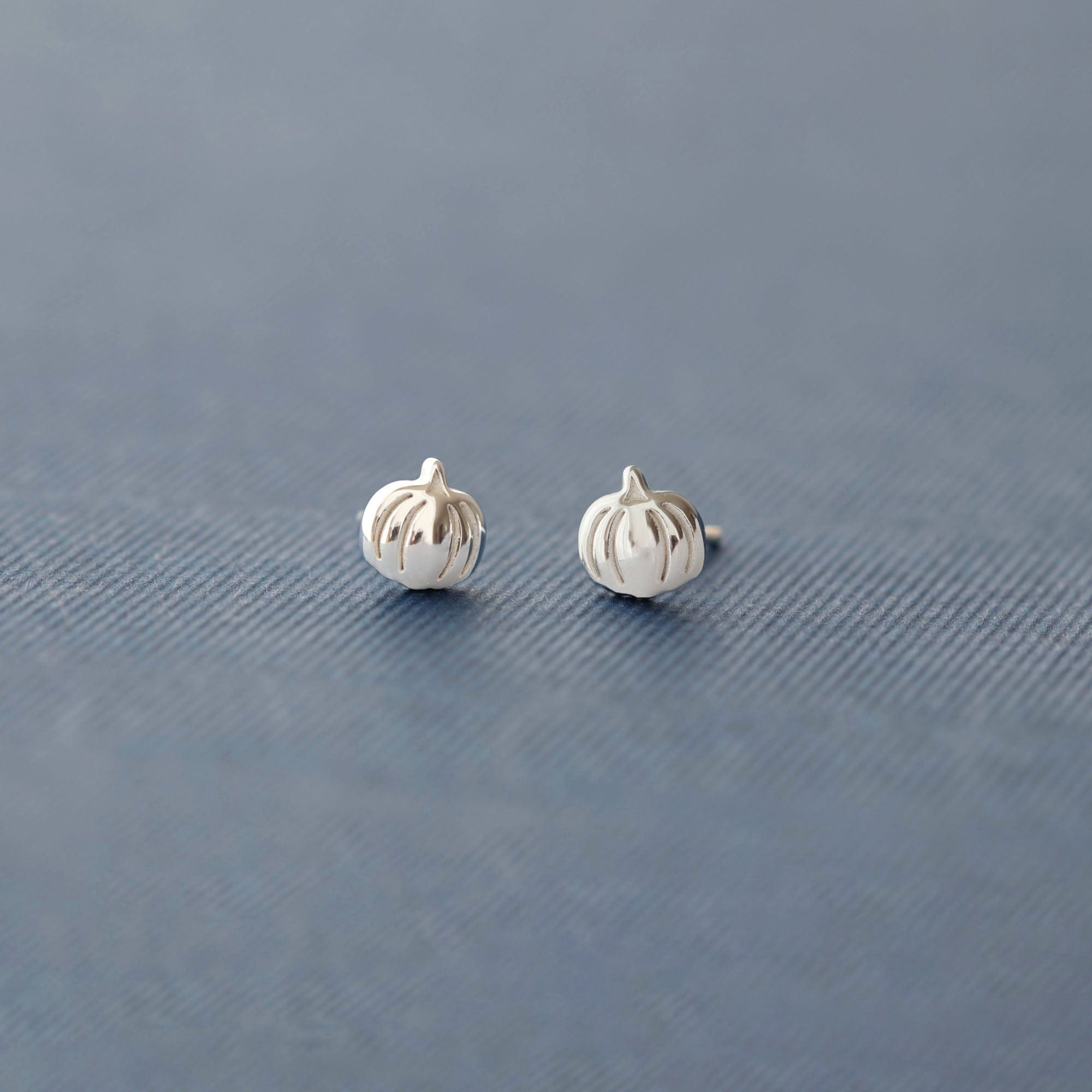 Pumpkin Stud Earrings