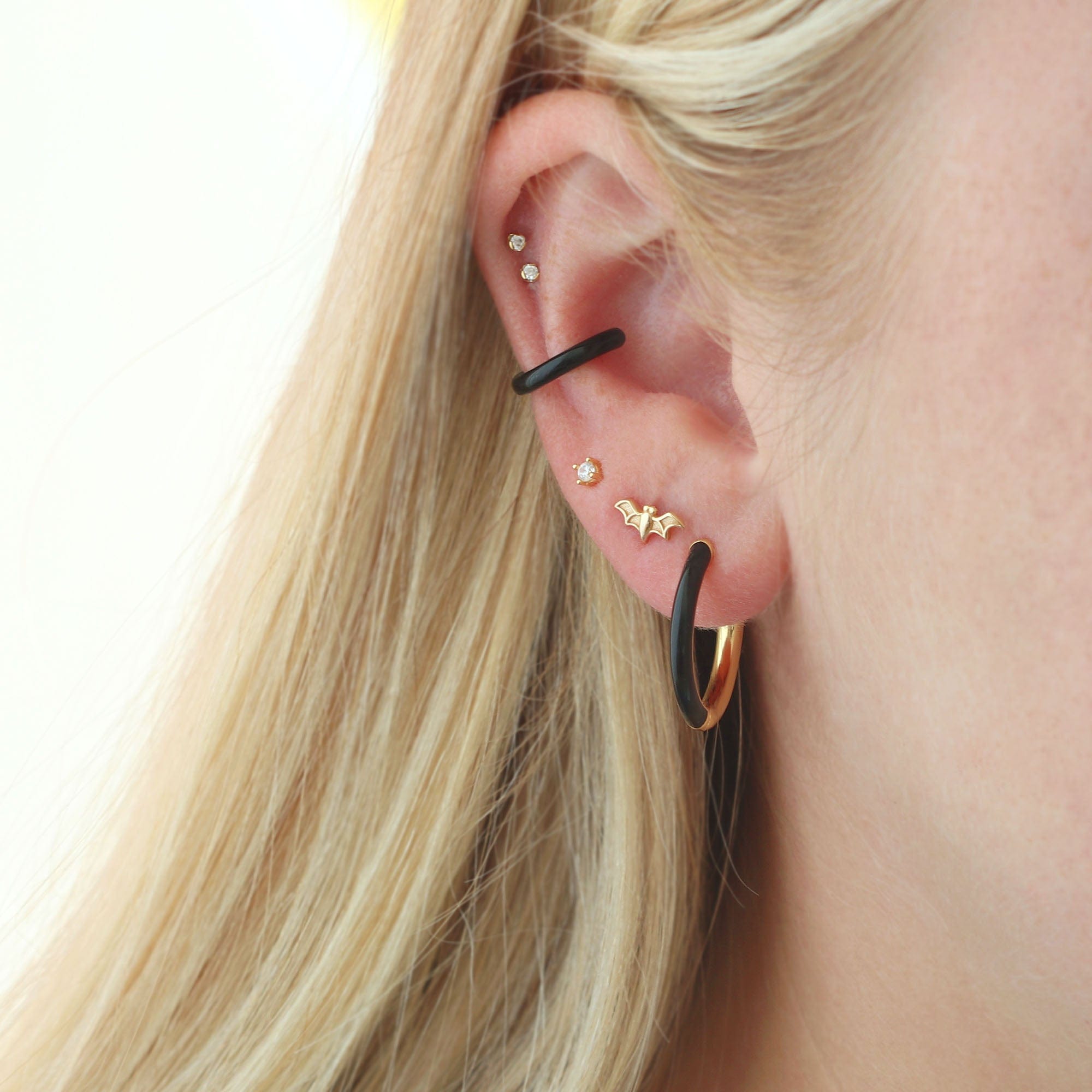 Bat Stud Earrings