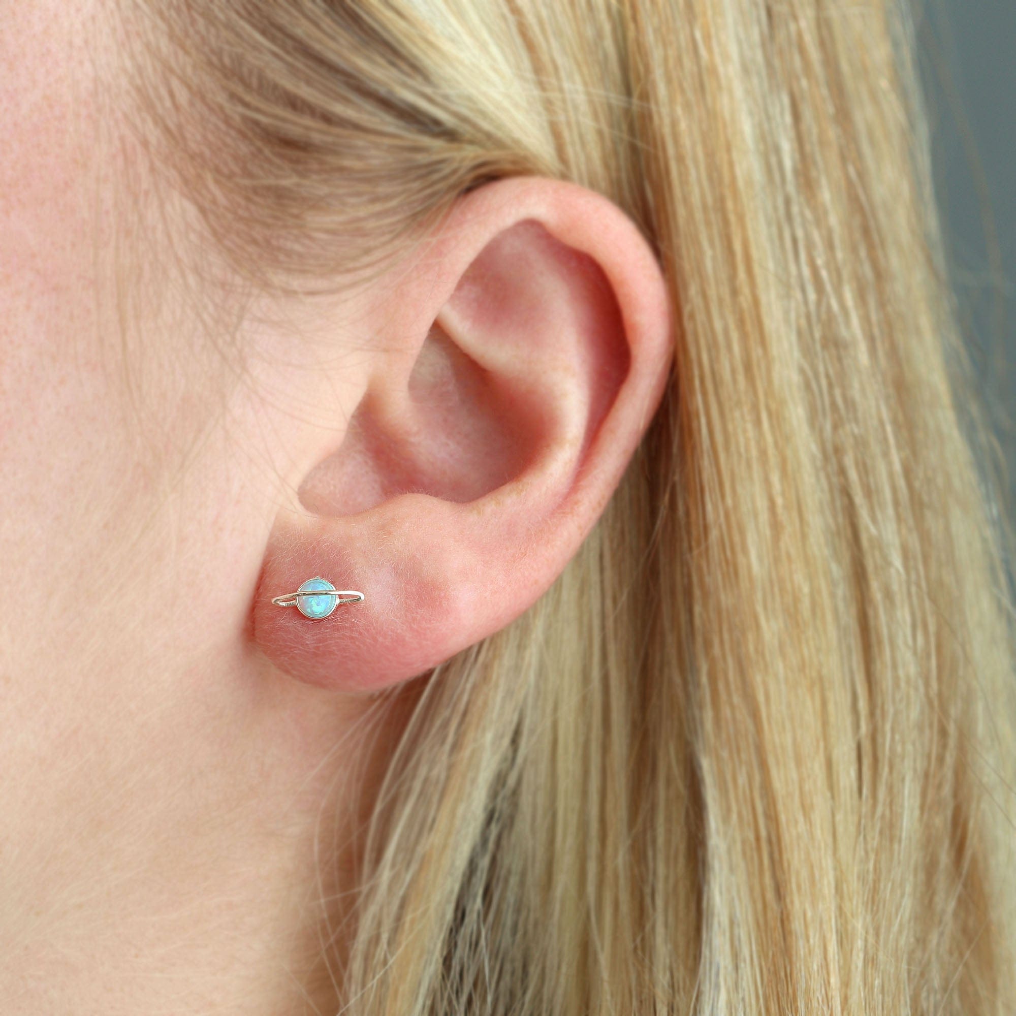 Saturn Stud Earrings