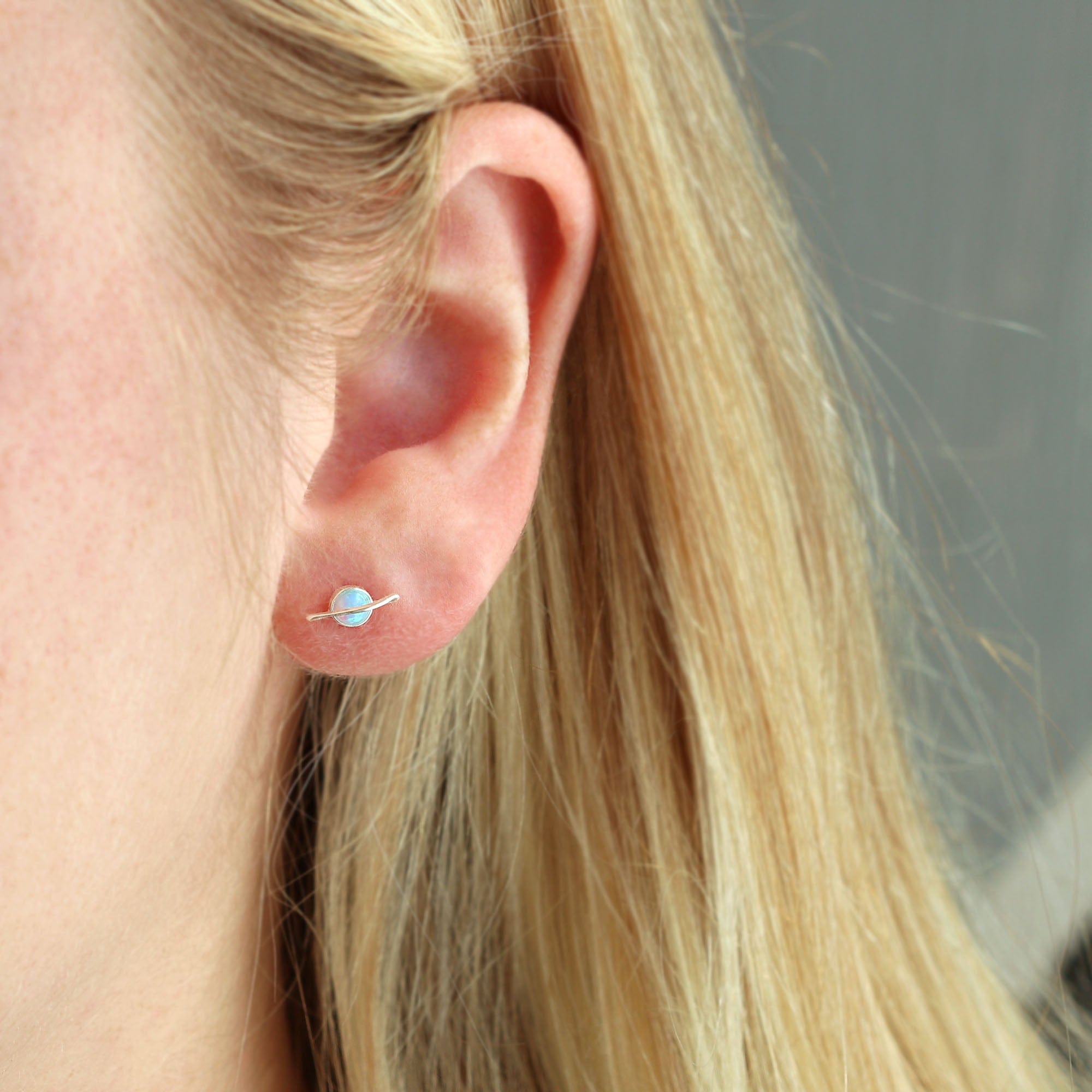 Saturn Stud Earrings