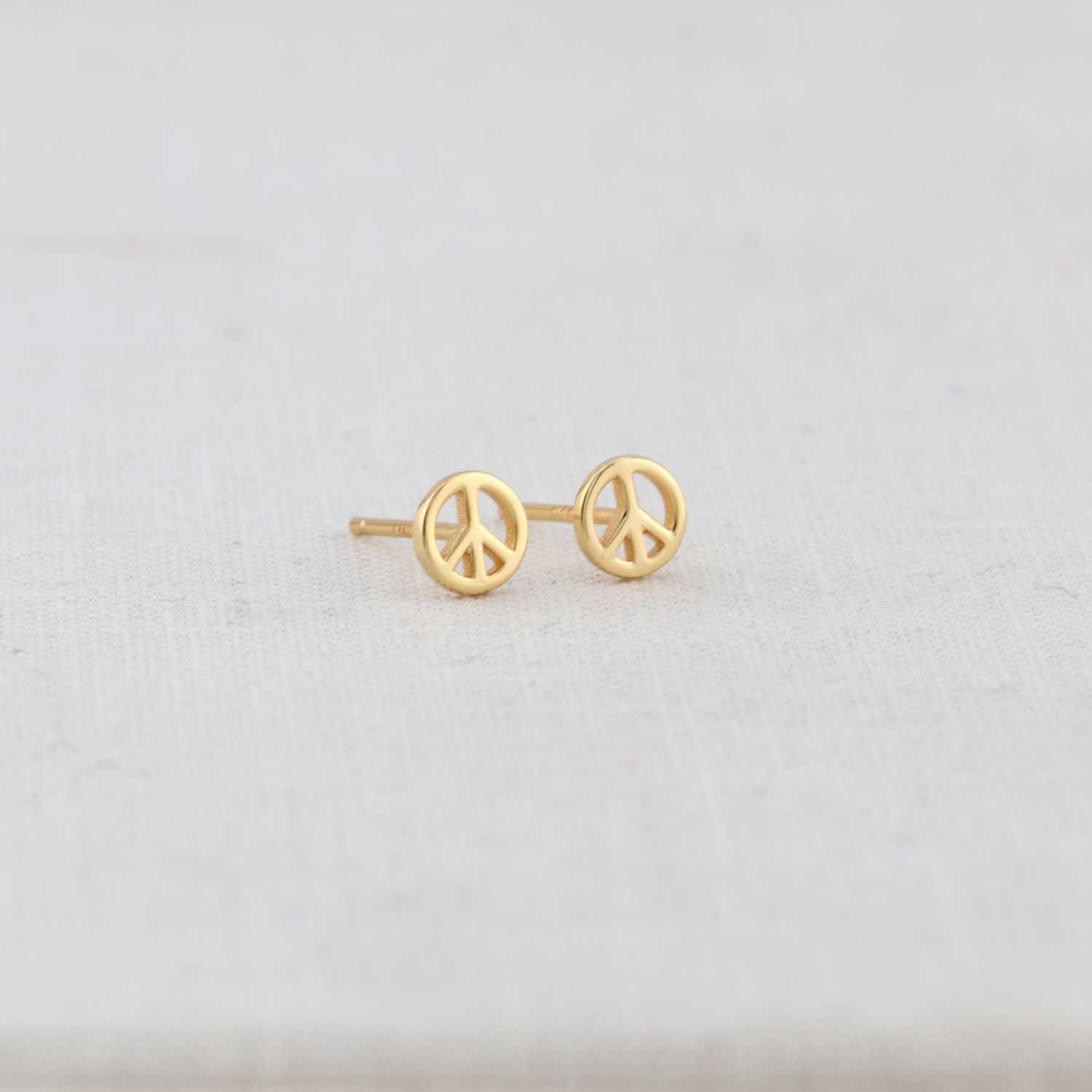 Peace Symbol Stud Earrings – kris nations