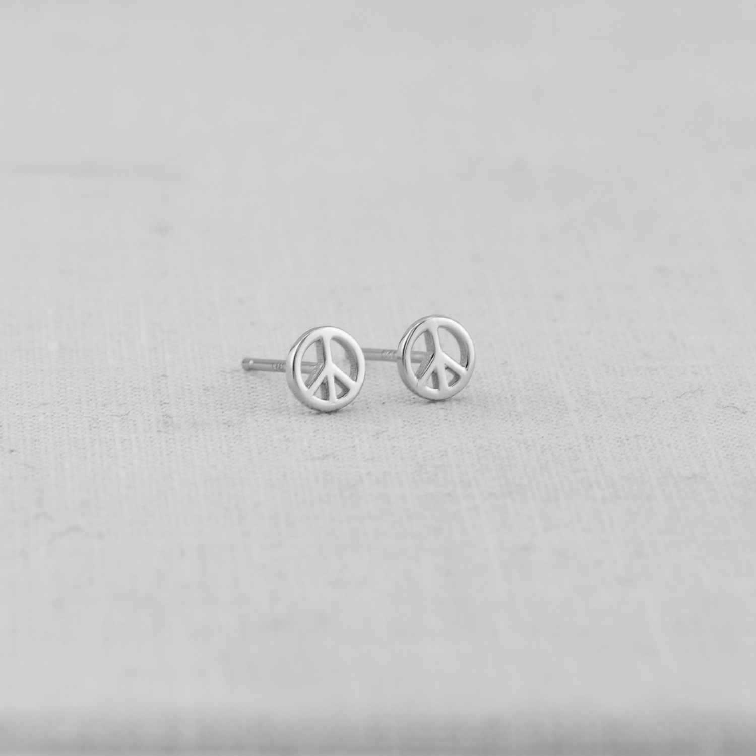 Peace Symbol Stud Earrings – kris nations