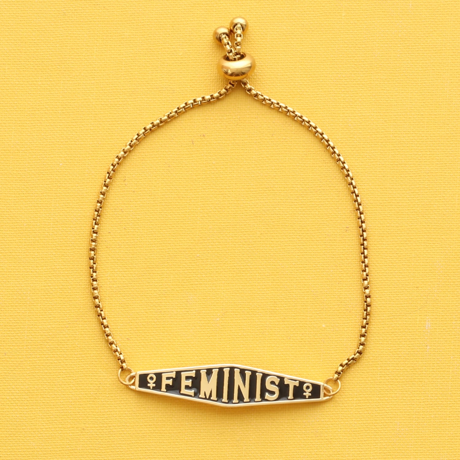 Feminist Enamel Bracelet