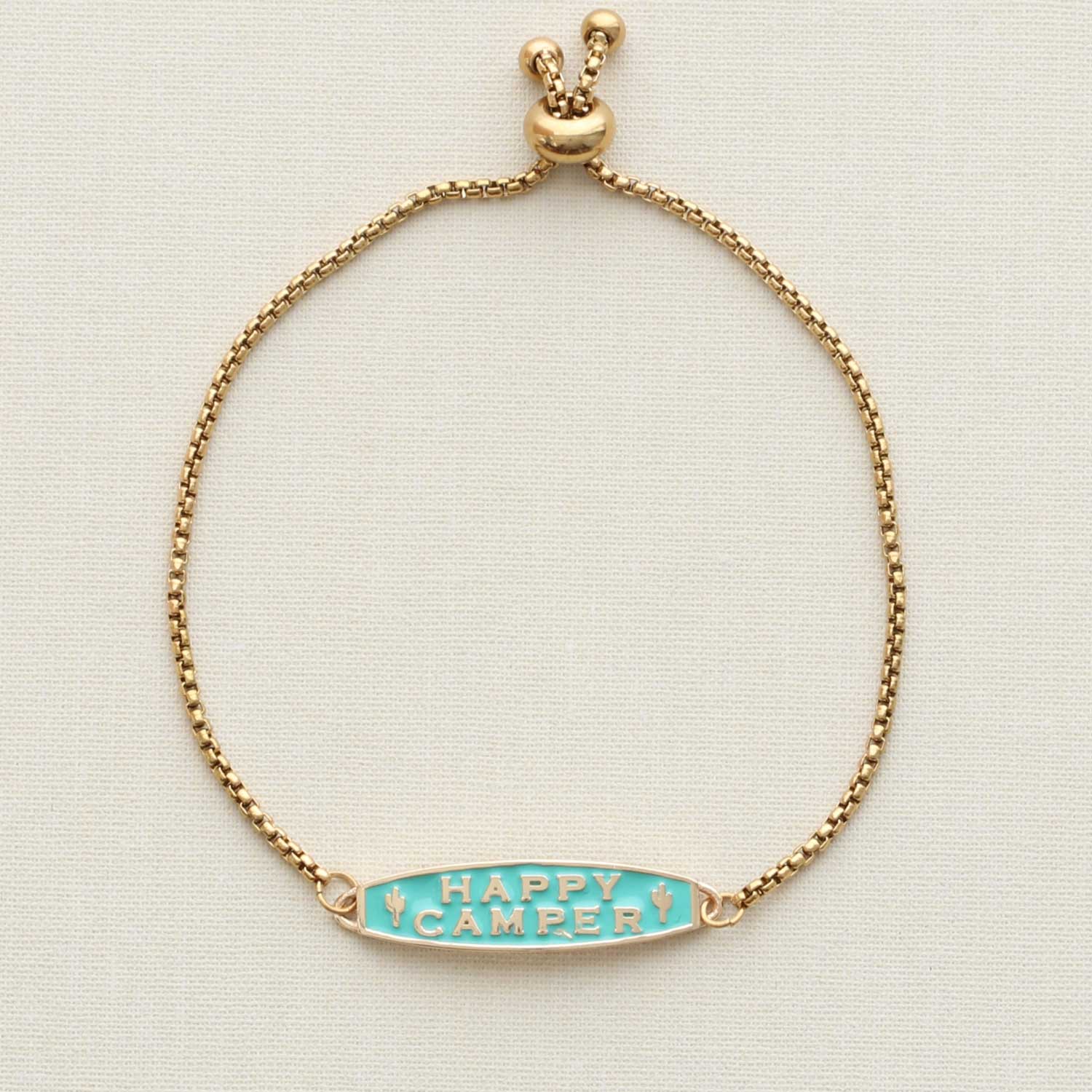 Happy Camper Enamel Bracelet