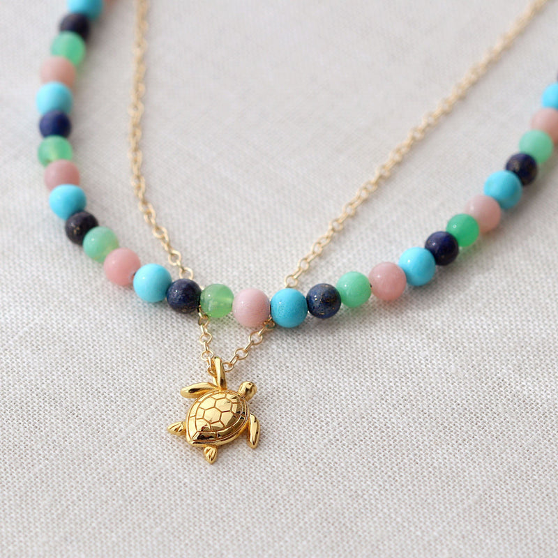 Kris Nations Cross Charm Necklace - 18k Gold Vermeil