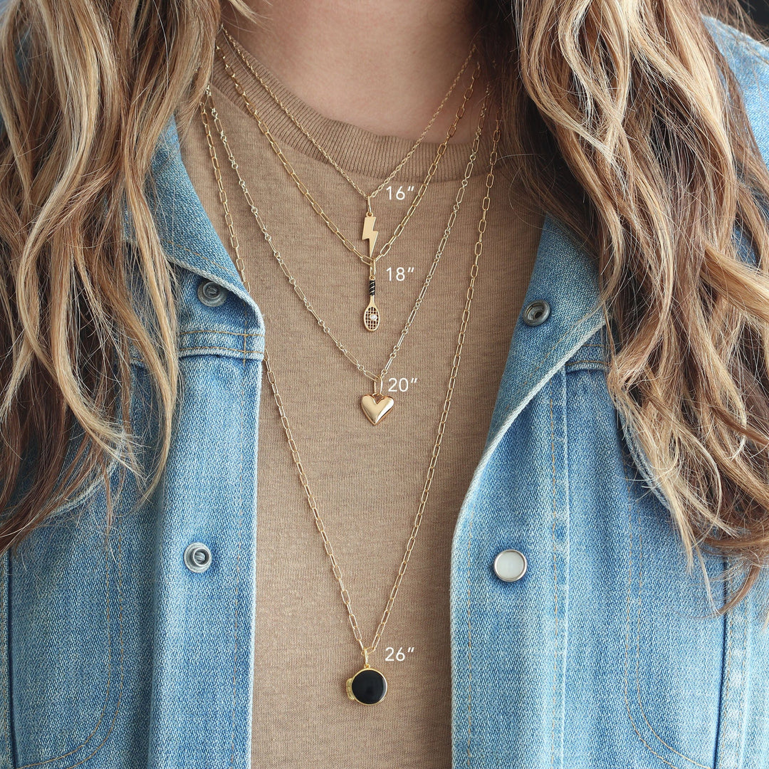 Short gold chain for ladies online