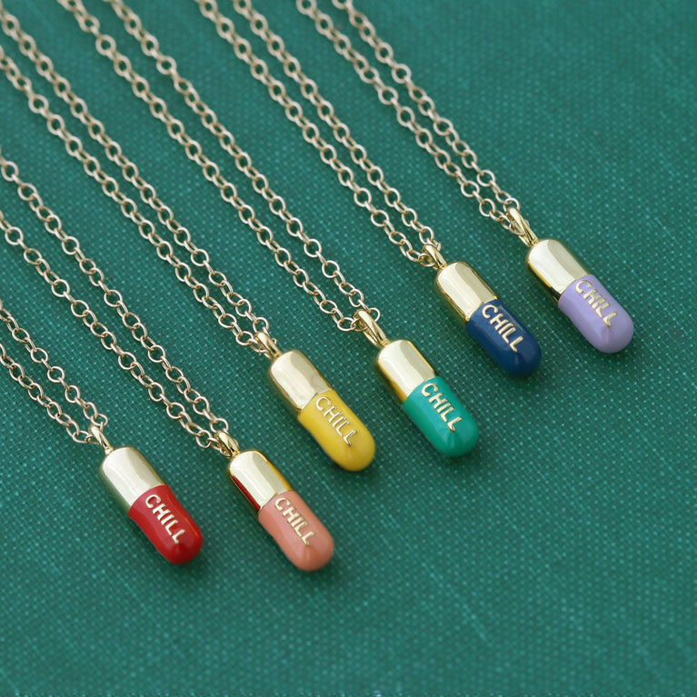 Chill Pill Necklace Amazon