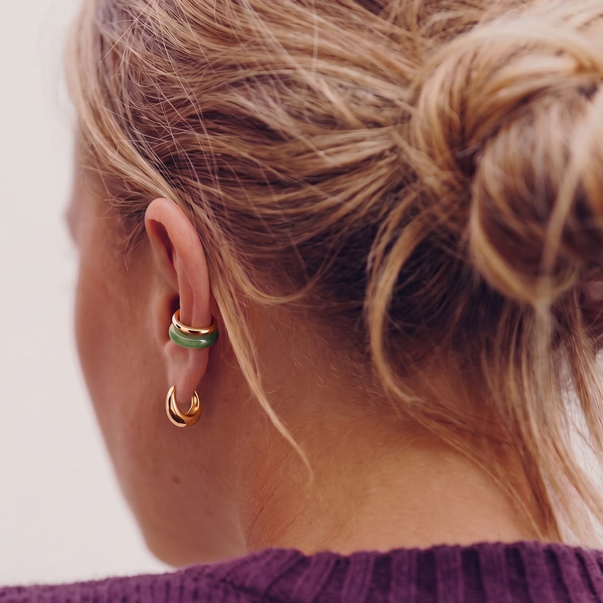 Jade Ear Cuff