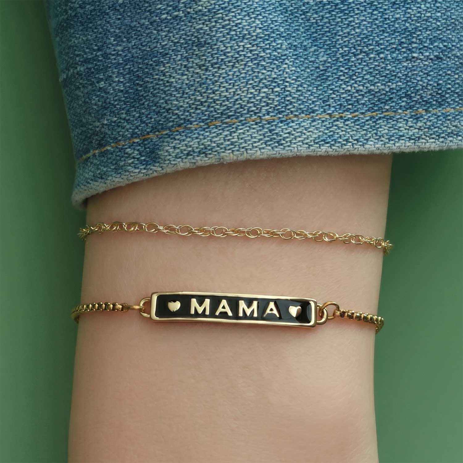 Mama Enamel Bracelet