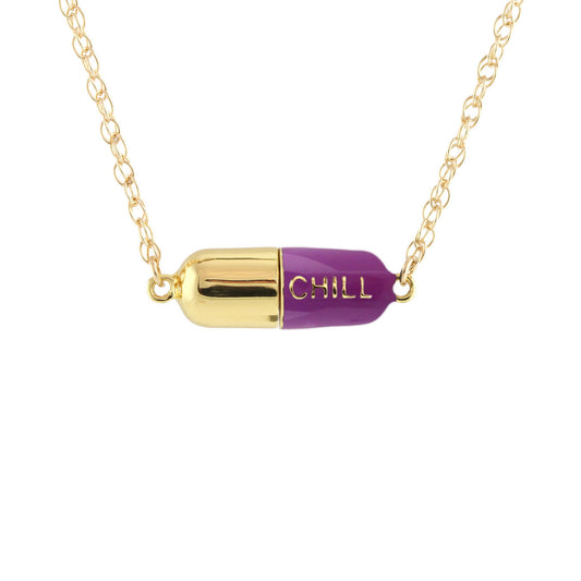 Big Chill Pill Chain Necklace