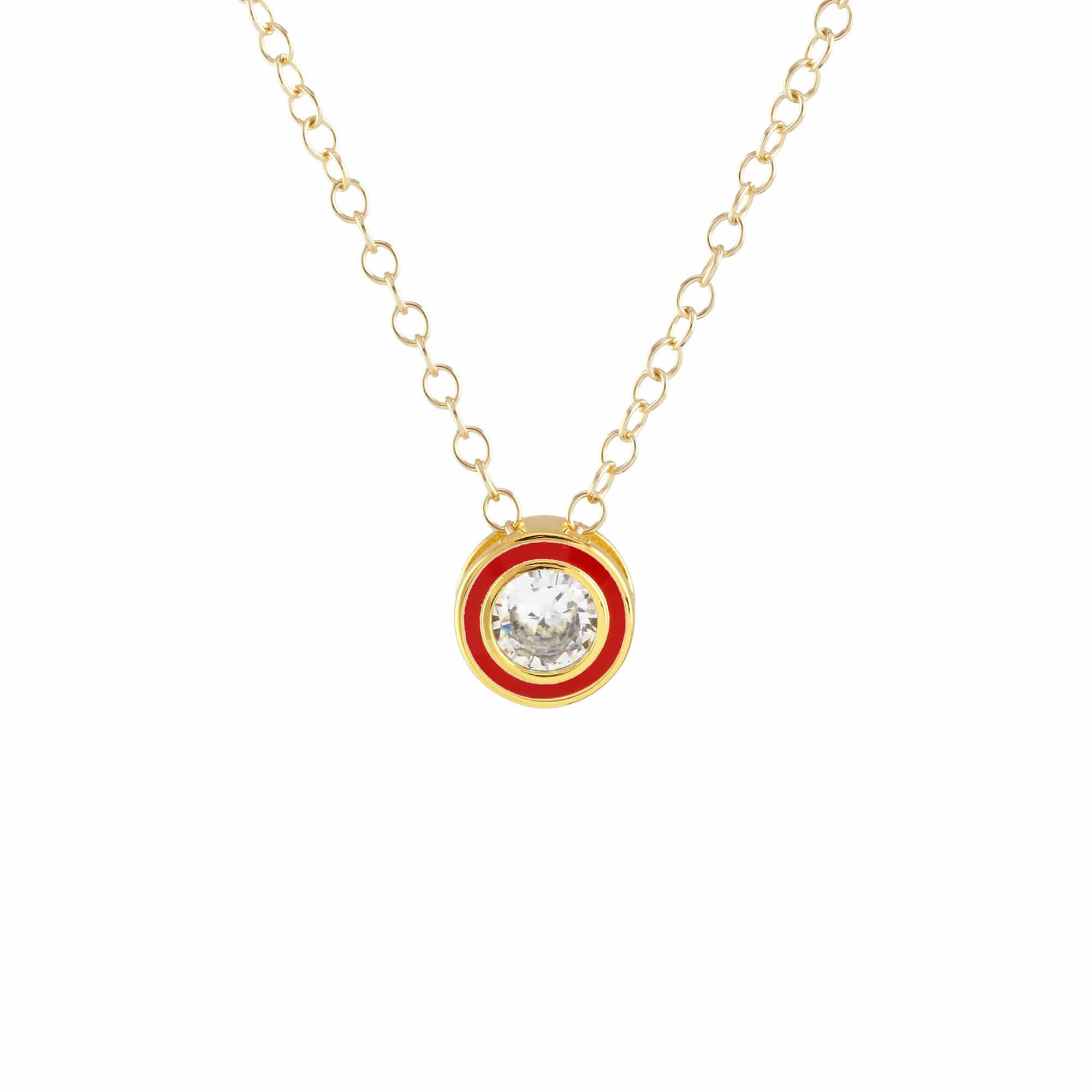 Candy Bezel Necklace