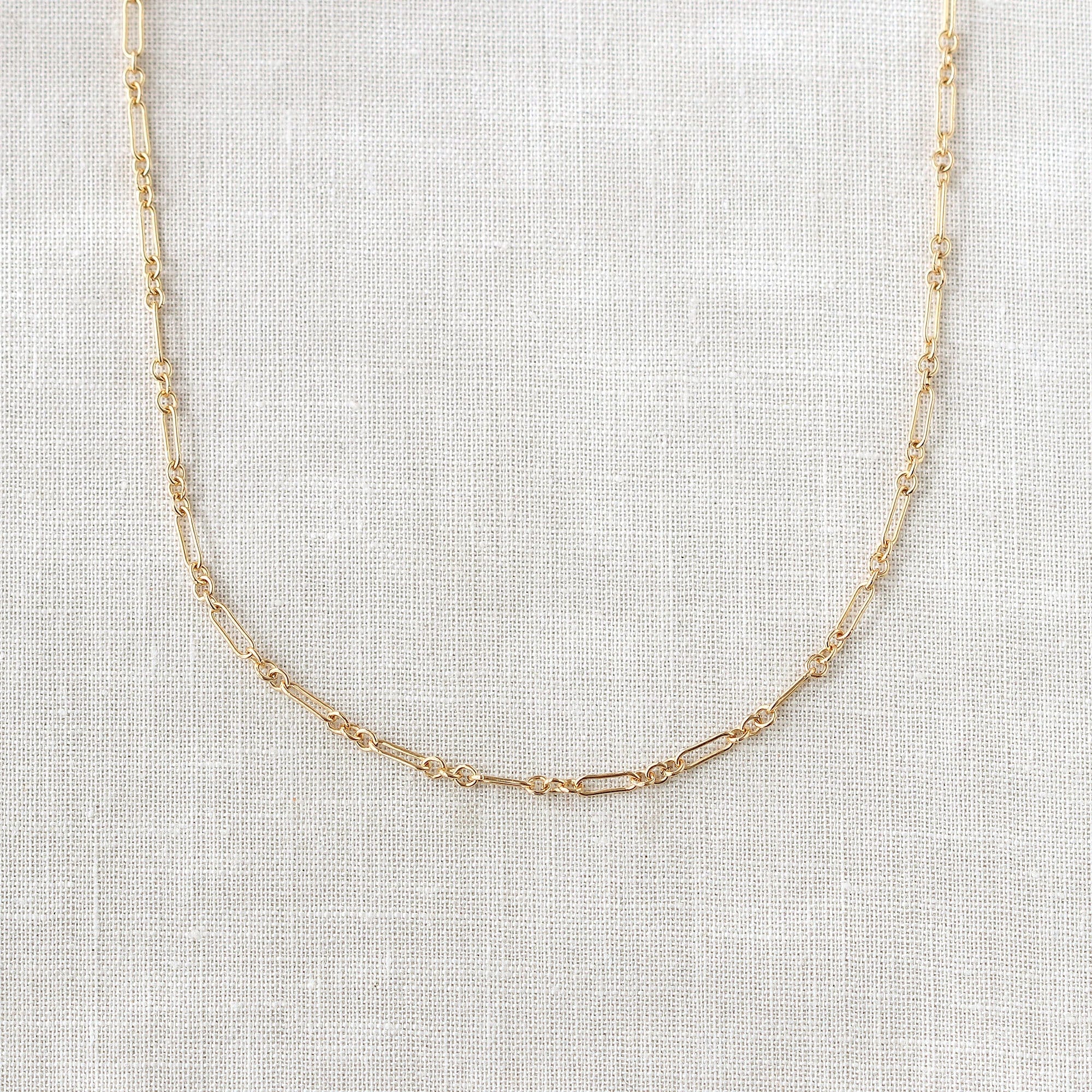 Long and Short Chain Necklace