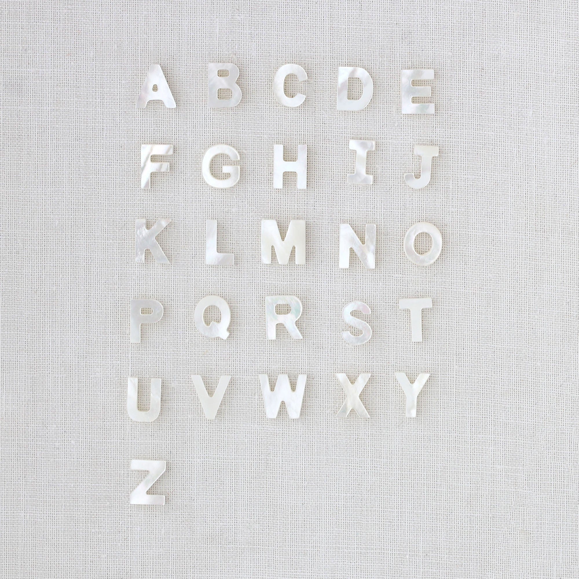 Personalized Mother of Pearl and Turquoise Necklace