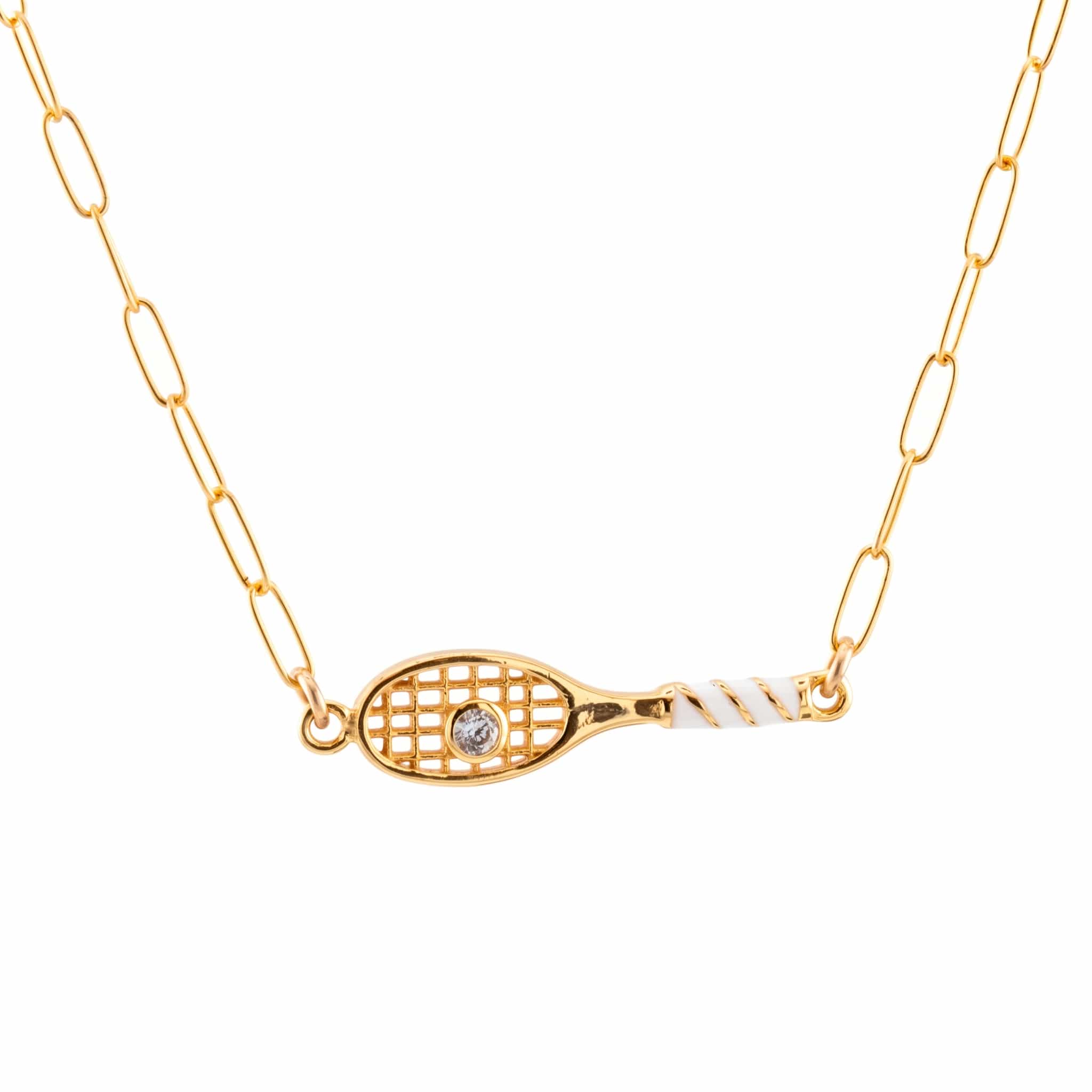 Tennis Racket Necklace