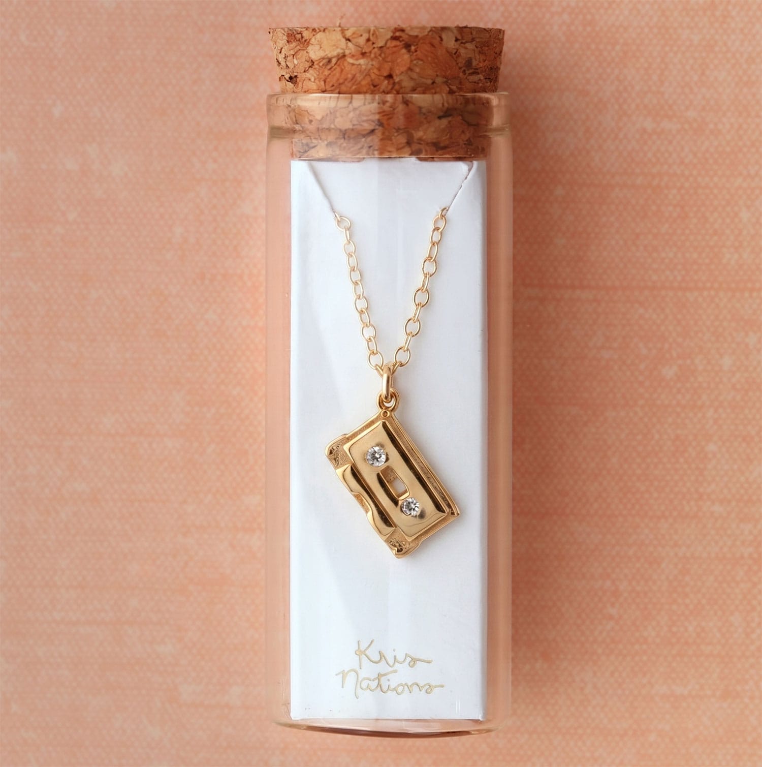 The B-Side Cassette Necklace