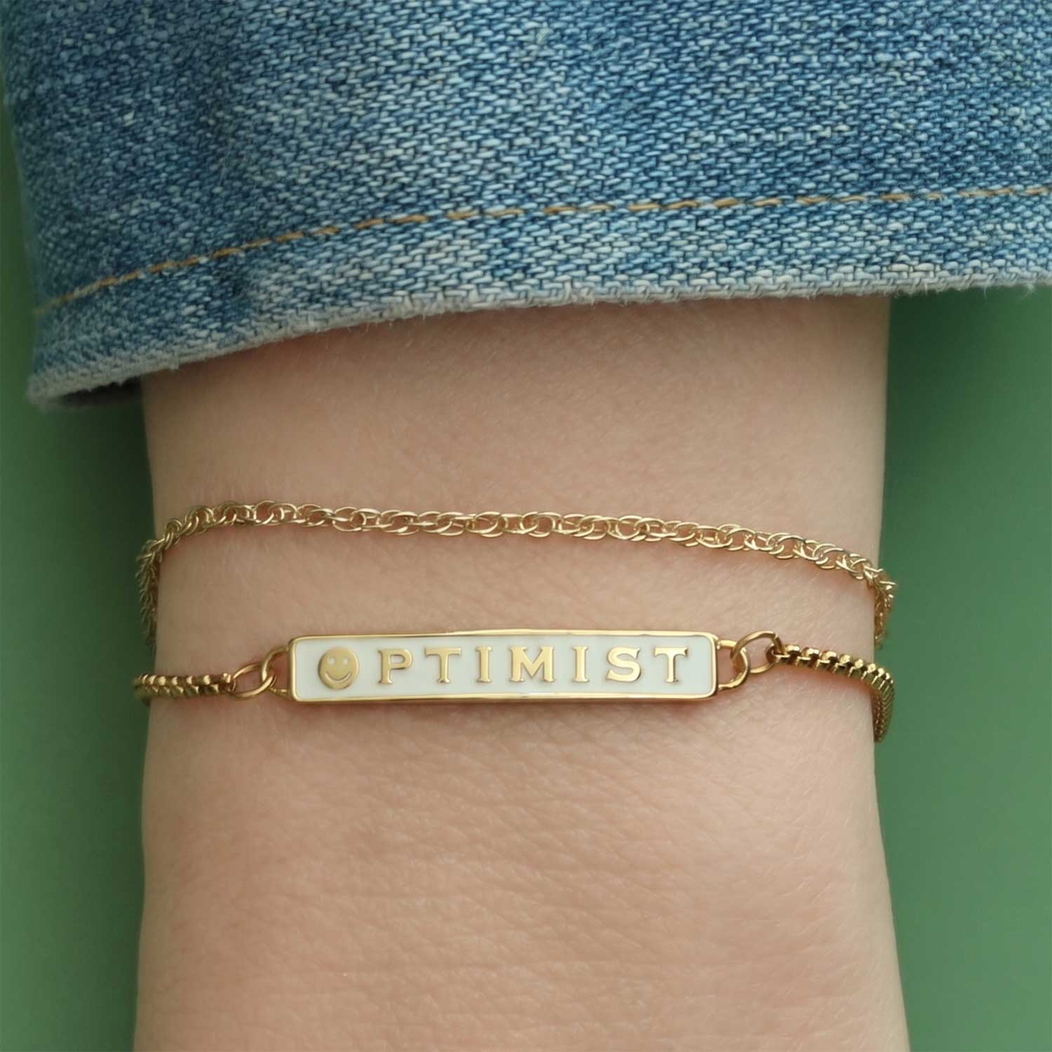 Optimist Enamel Bracelet