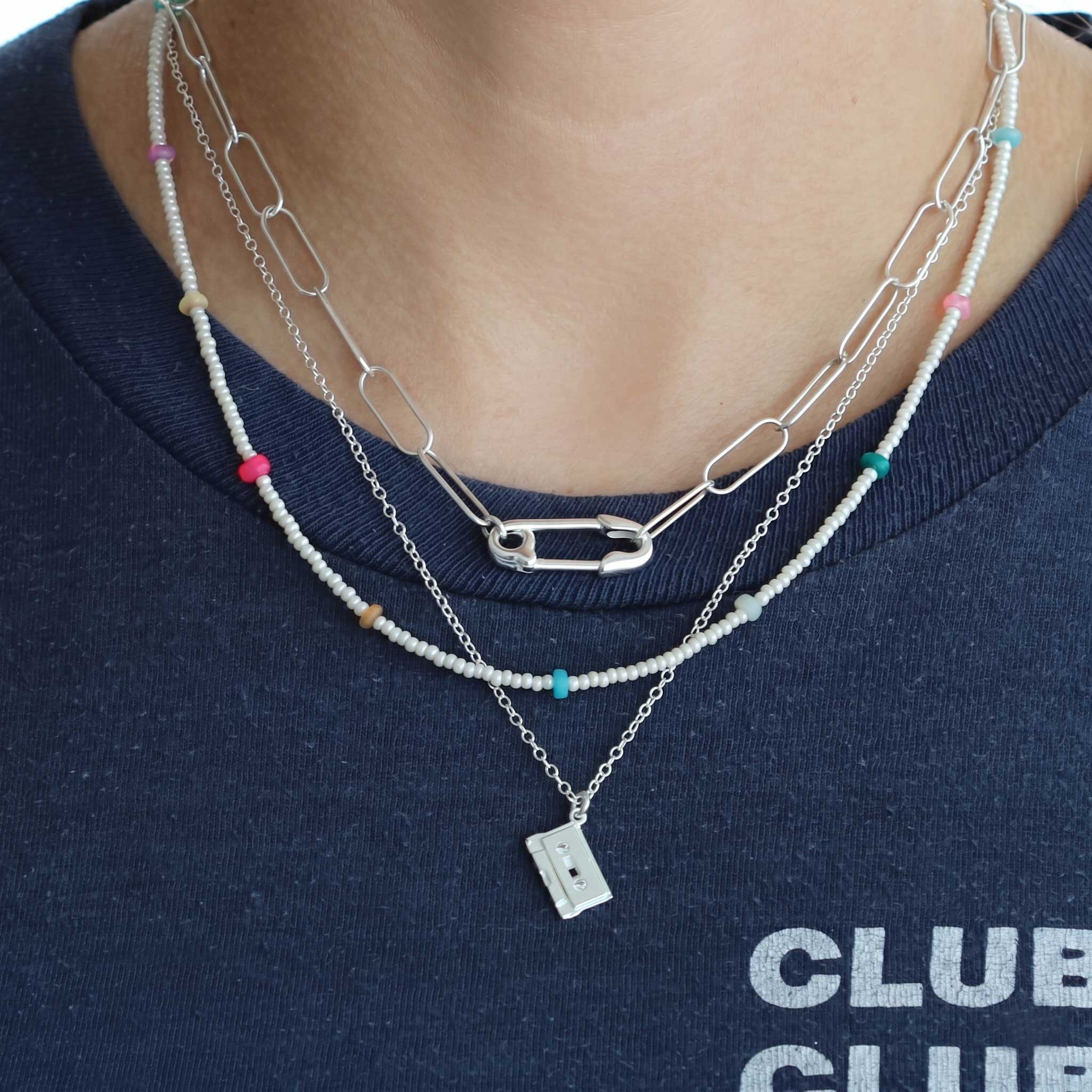 The B-Side Cassette Necklace