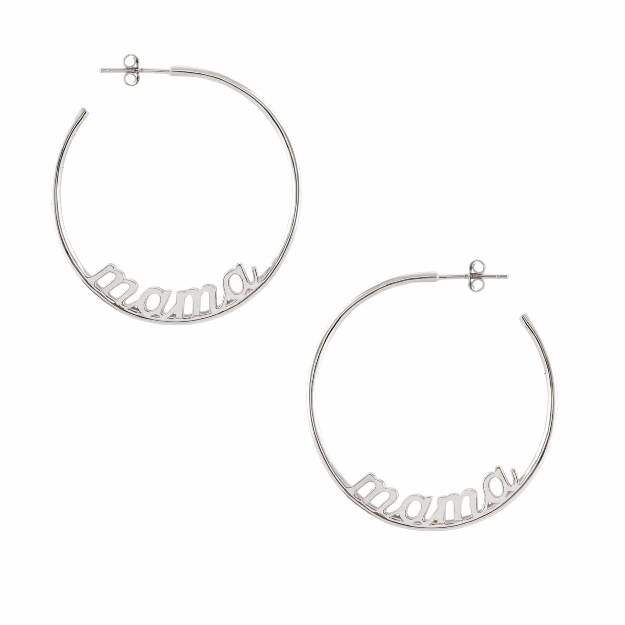 Mama Hoop Earrings