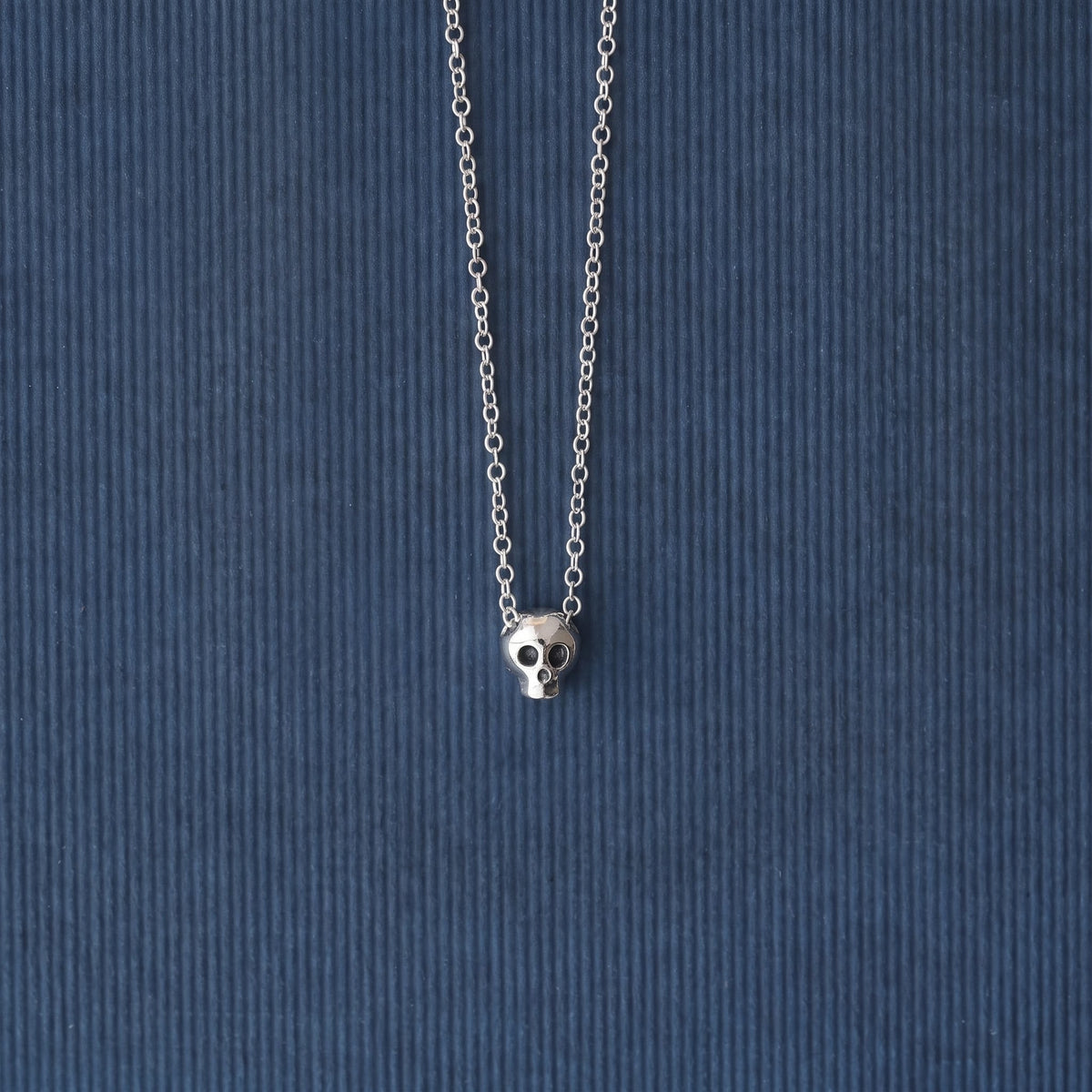 Tiny Skull Charm Necklace