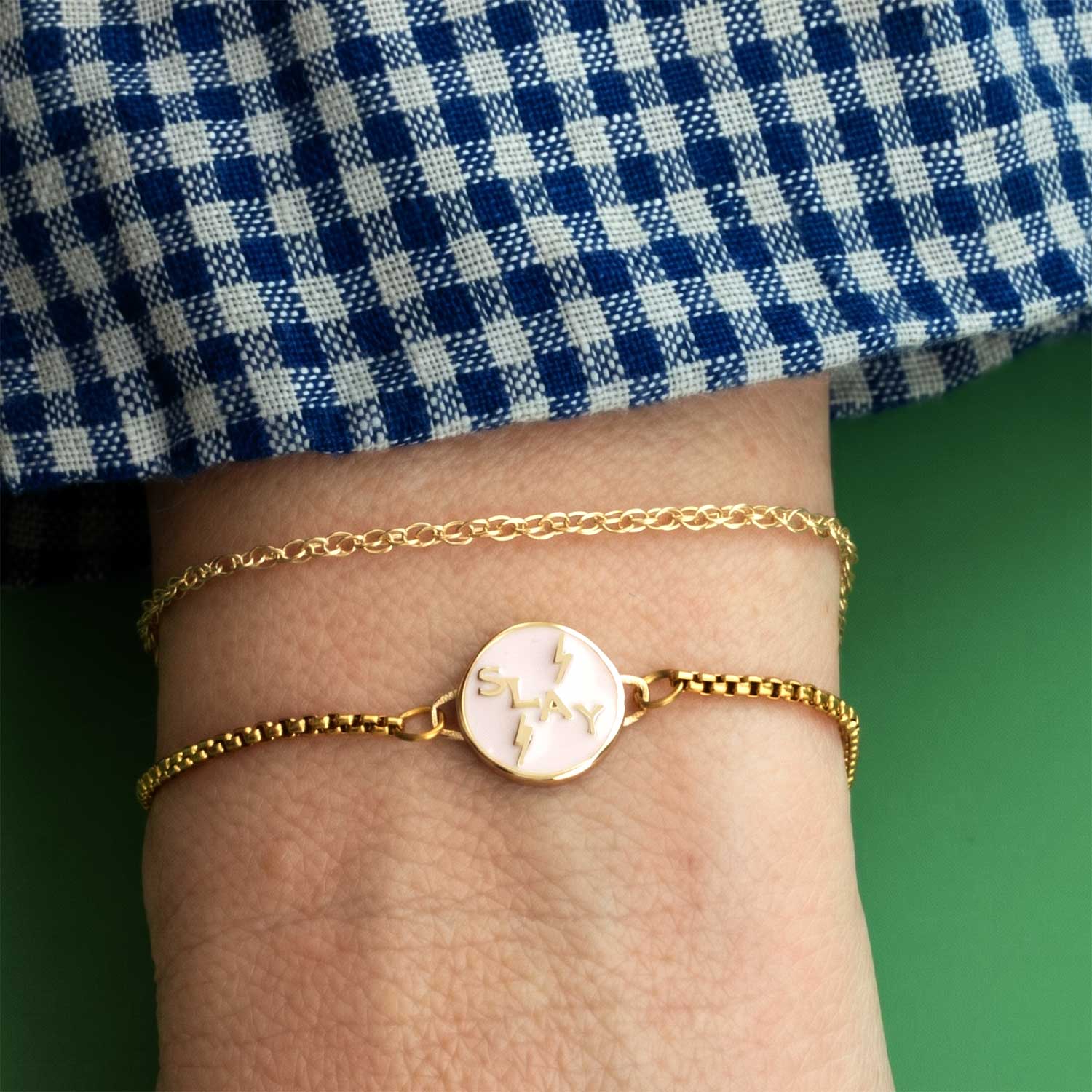 Slay Enamel Bracelet