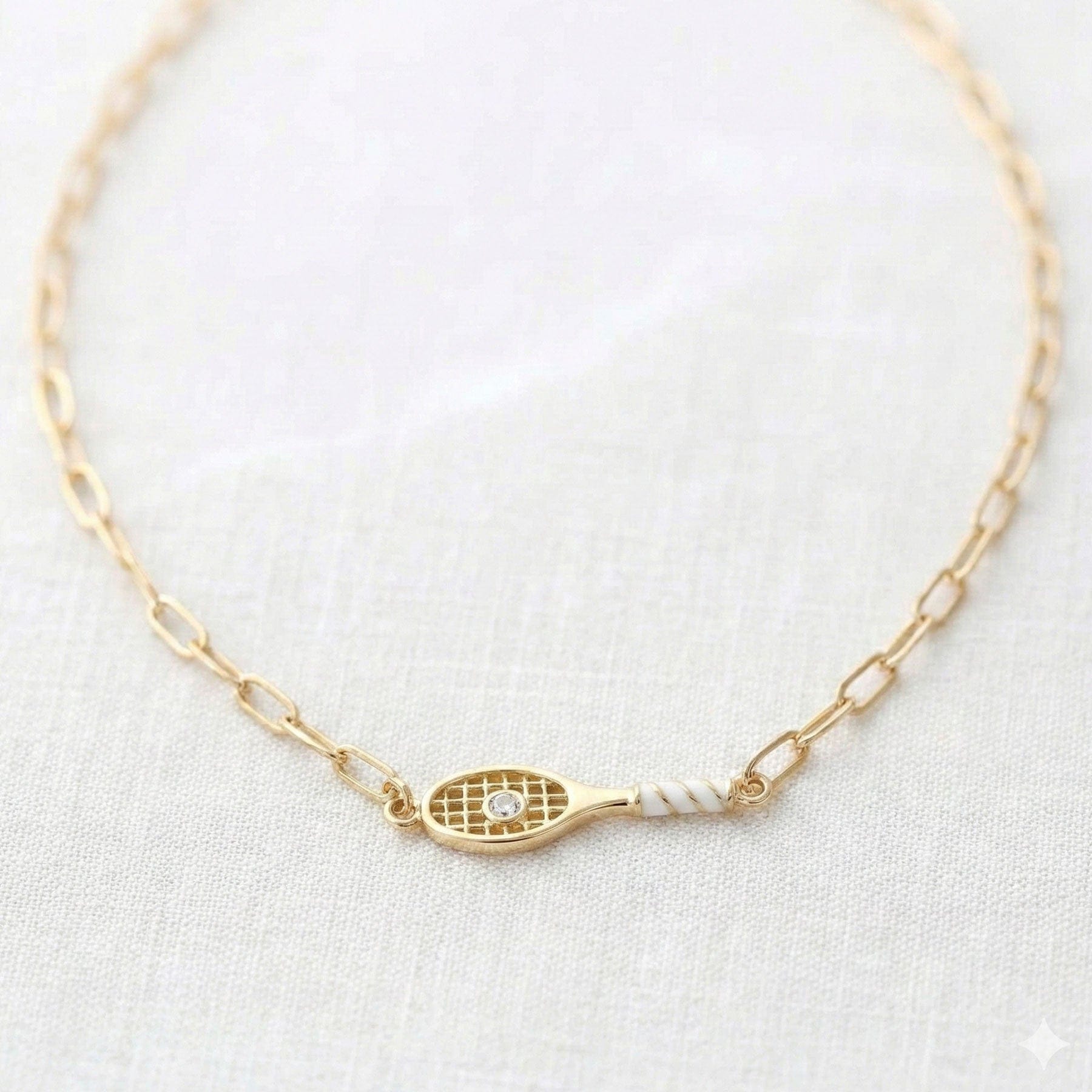 Tennis Racket Necklace – kris nations
