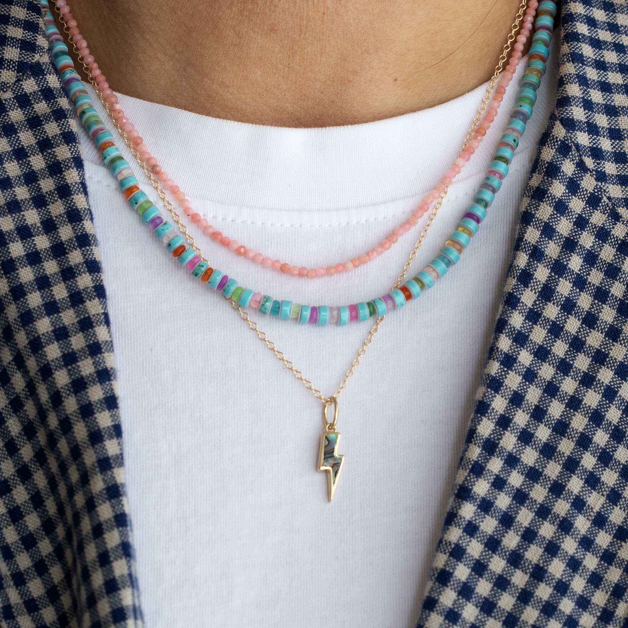 Turquoise and Multicolor Opal Necklace – kris nations