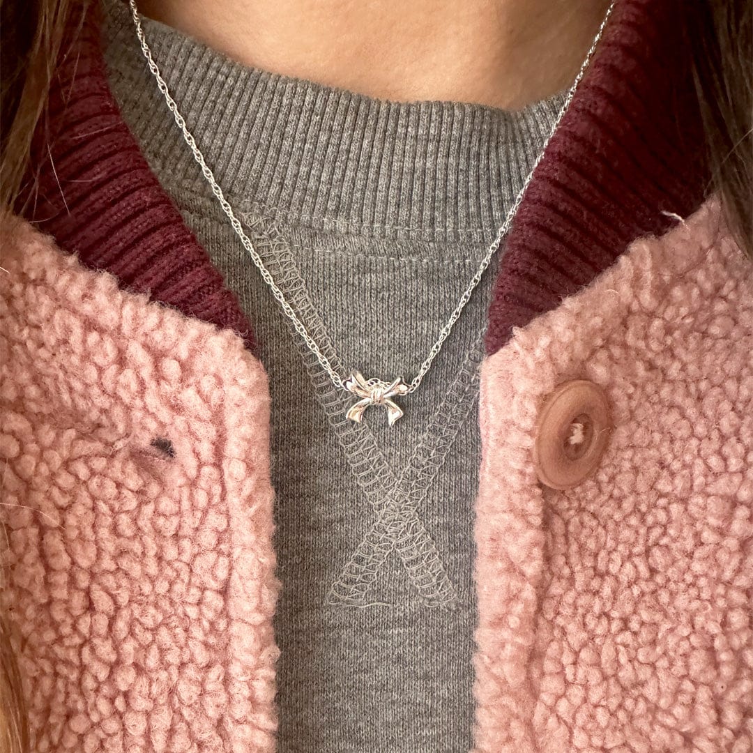 Bow Charm Necklace