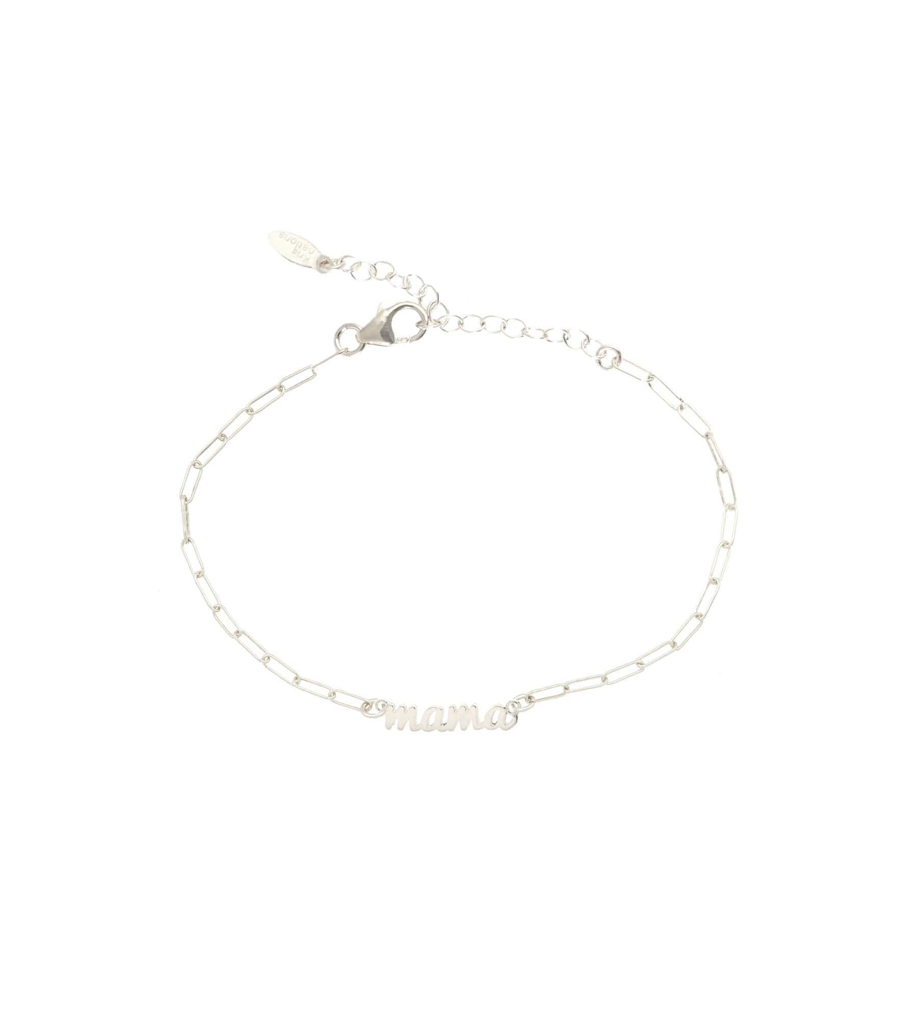 Script Mama Bracelet - Gold and Silver | Kris Nations – kris nations