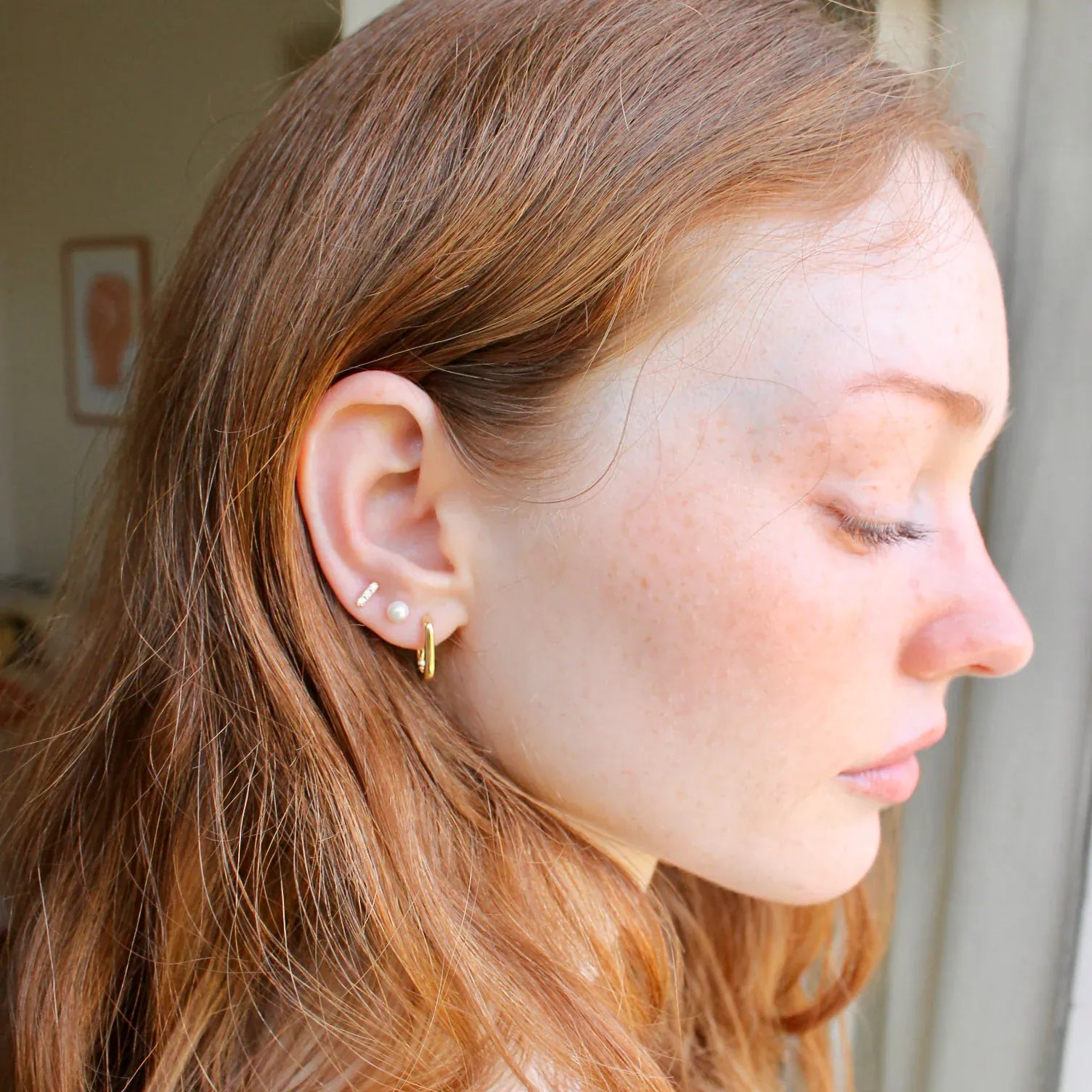 Pearl Stud Earrings