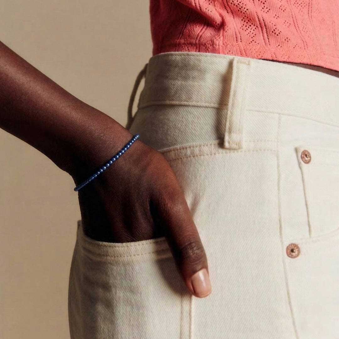 Blue Freshwater Pearl Bracelet