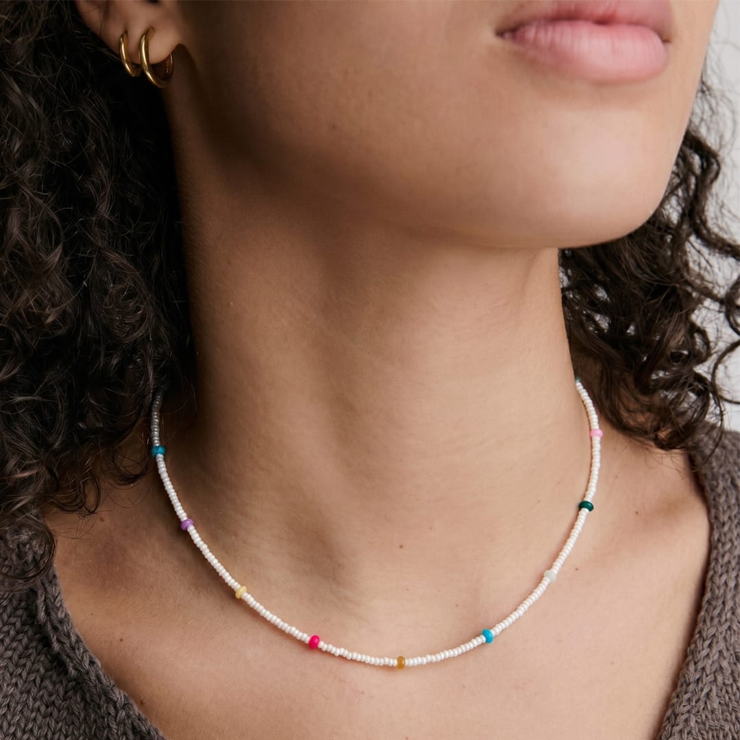 African Opal & Japanese Seed Bead Necklace – kris nations