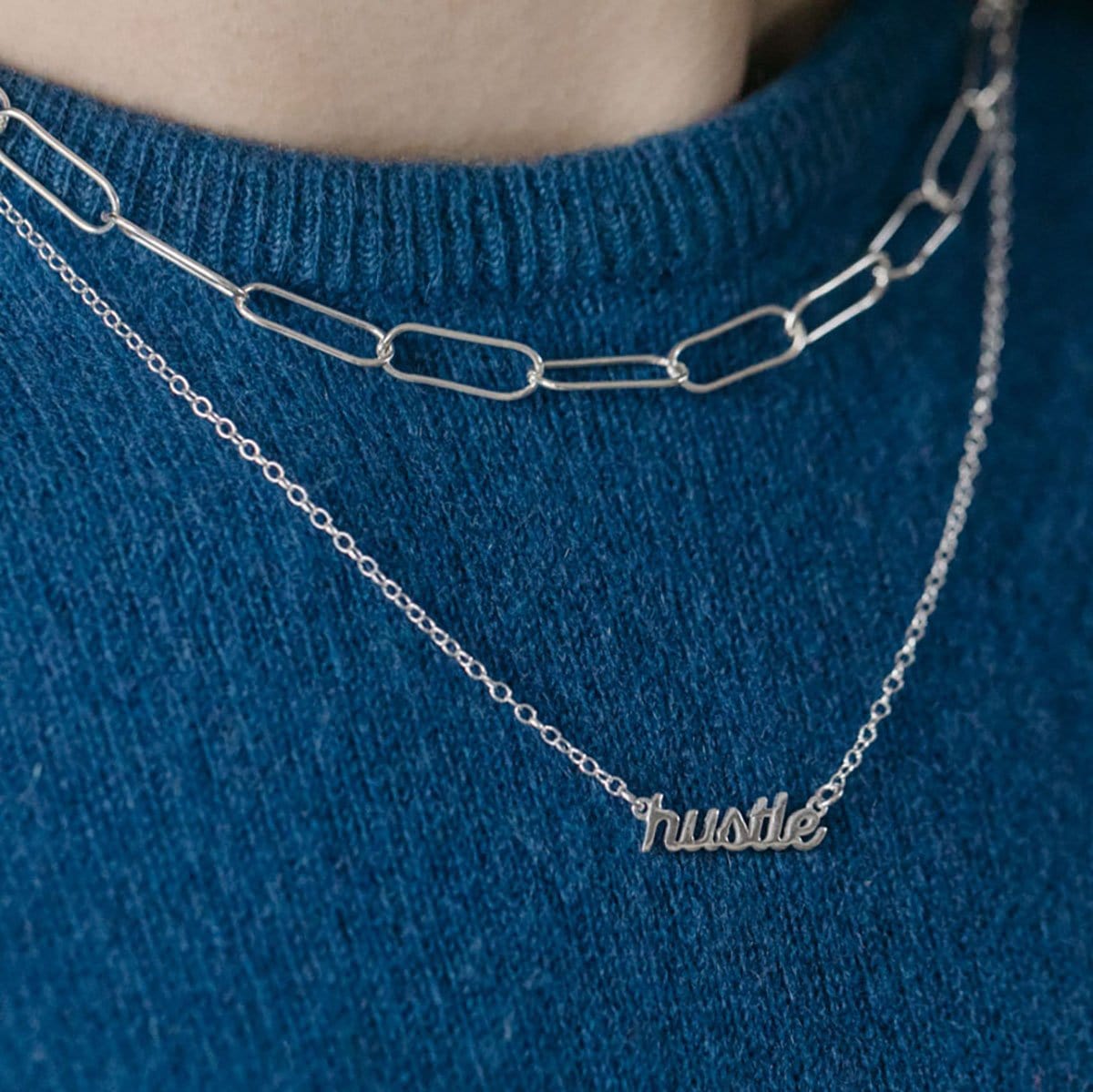 Large Link Chain Necklace 