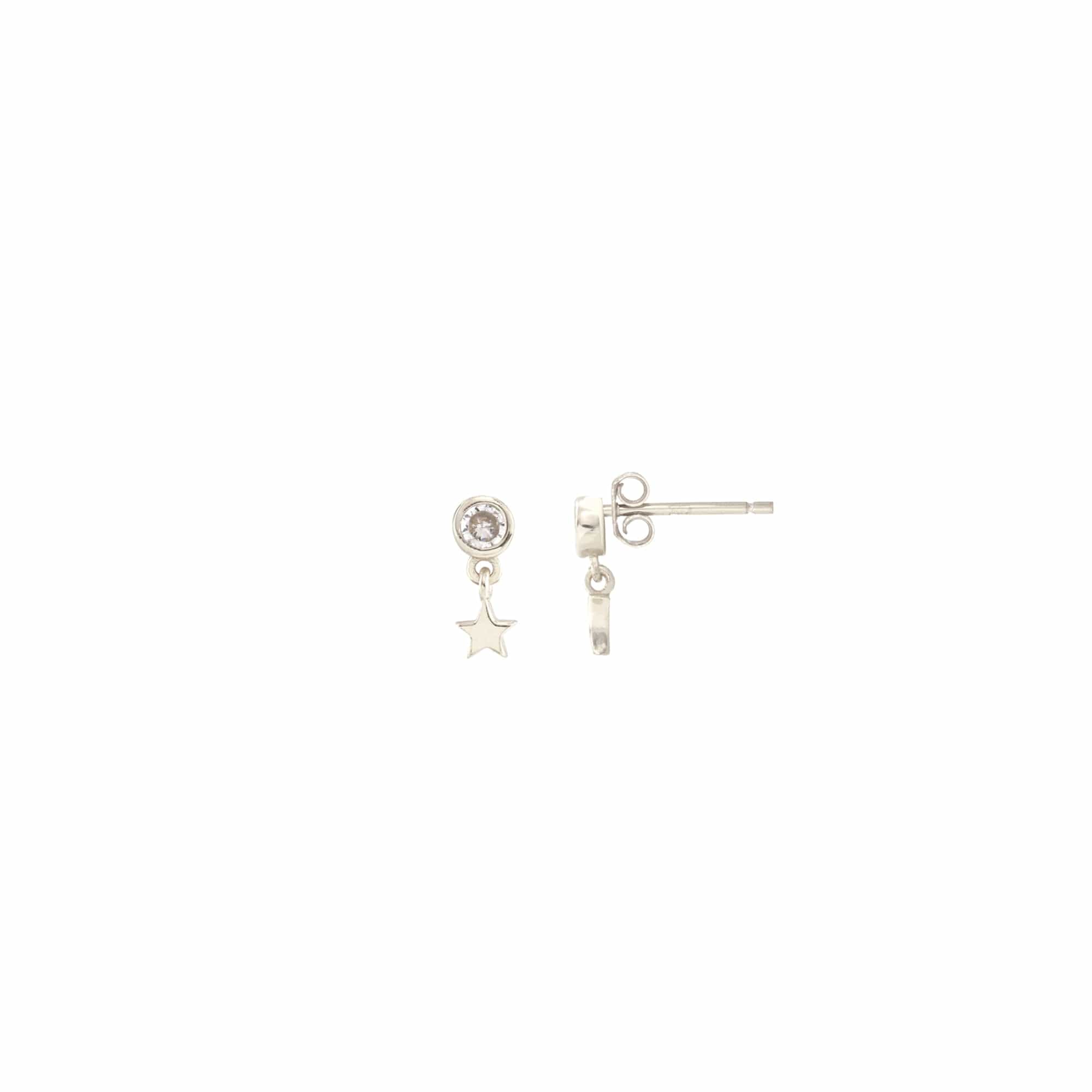 Night Sky Crystal Swing Stud Earrings