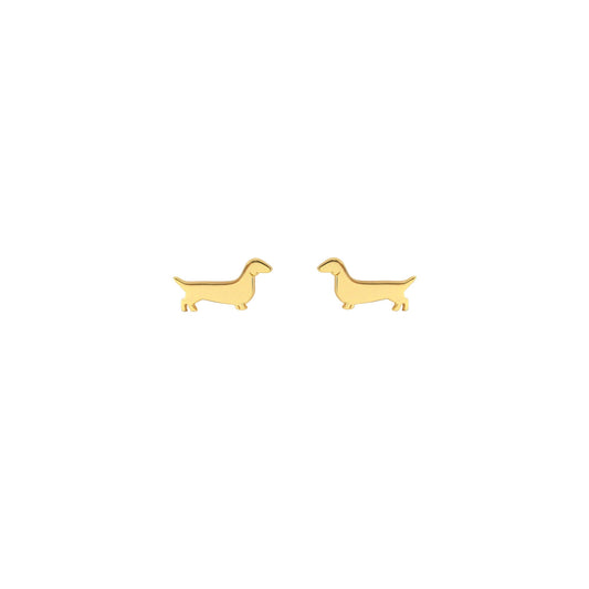 Weiner Dog Stud Earrings