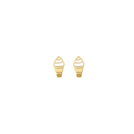 Ice Cream Enamel Stud Earrings