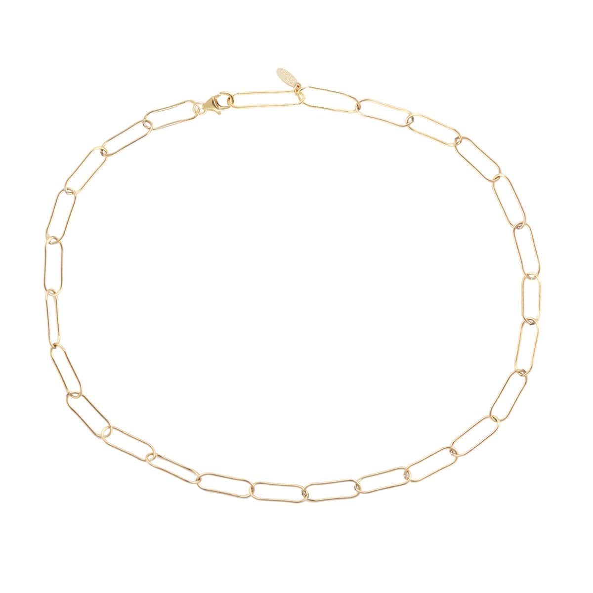 Large Link Chain Necklace Gold-Filled