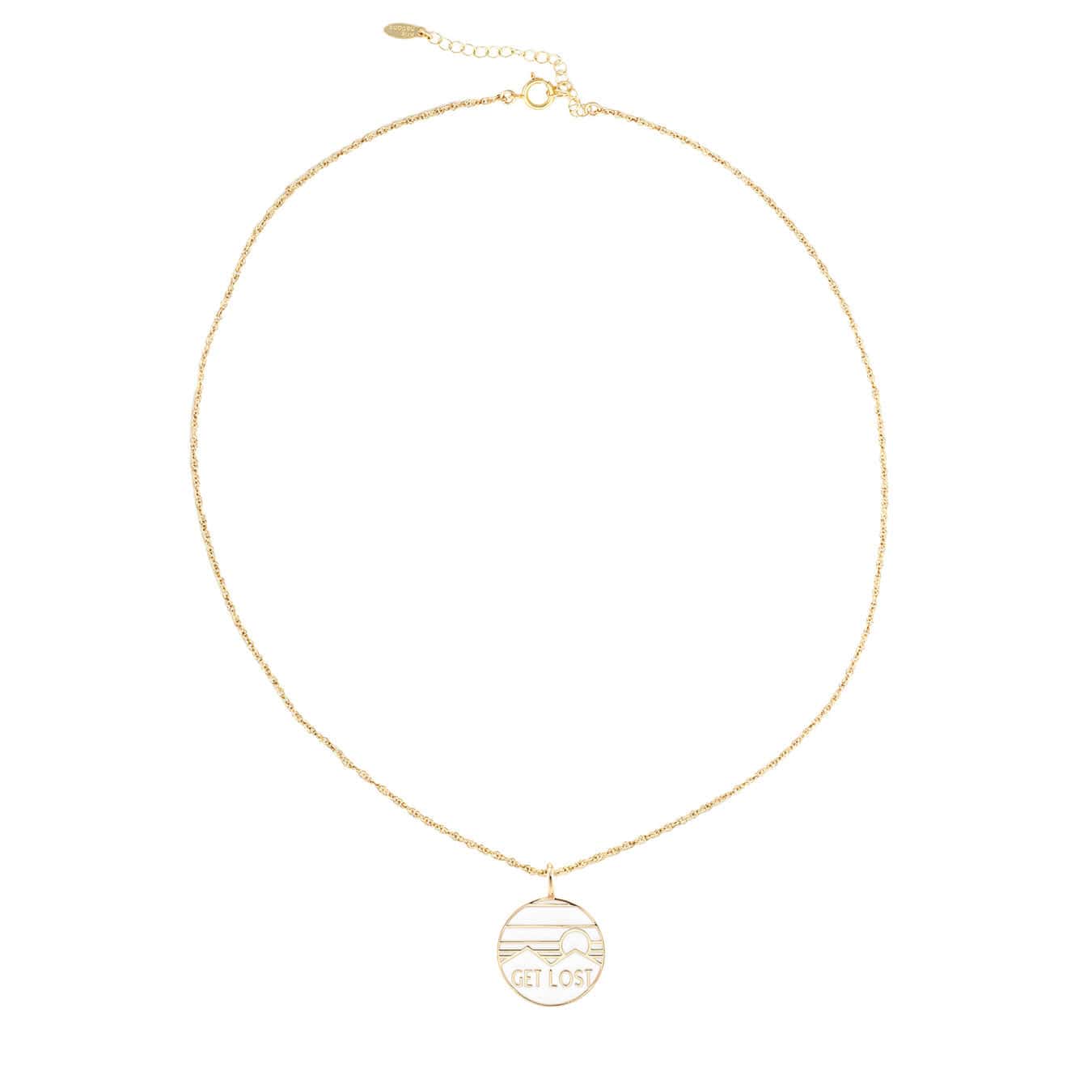 Get Lost Enamel Necklace