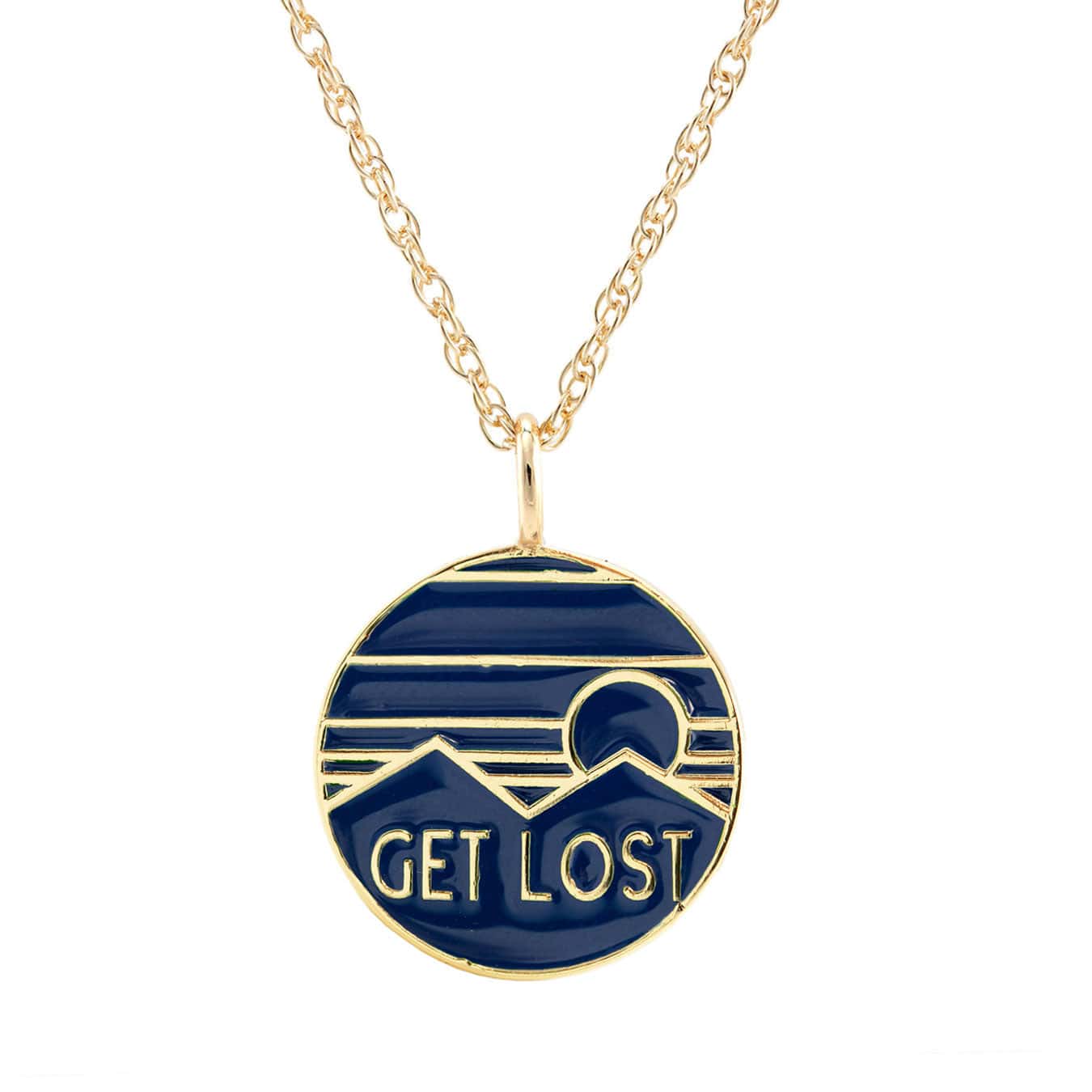 Get Lost Enamel Necklace