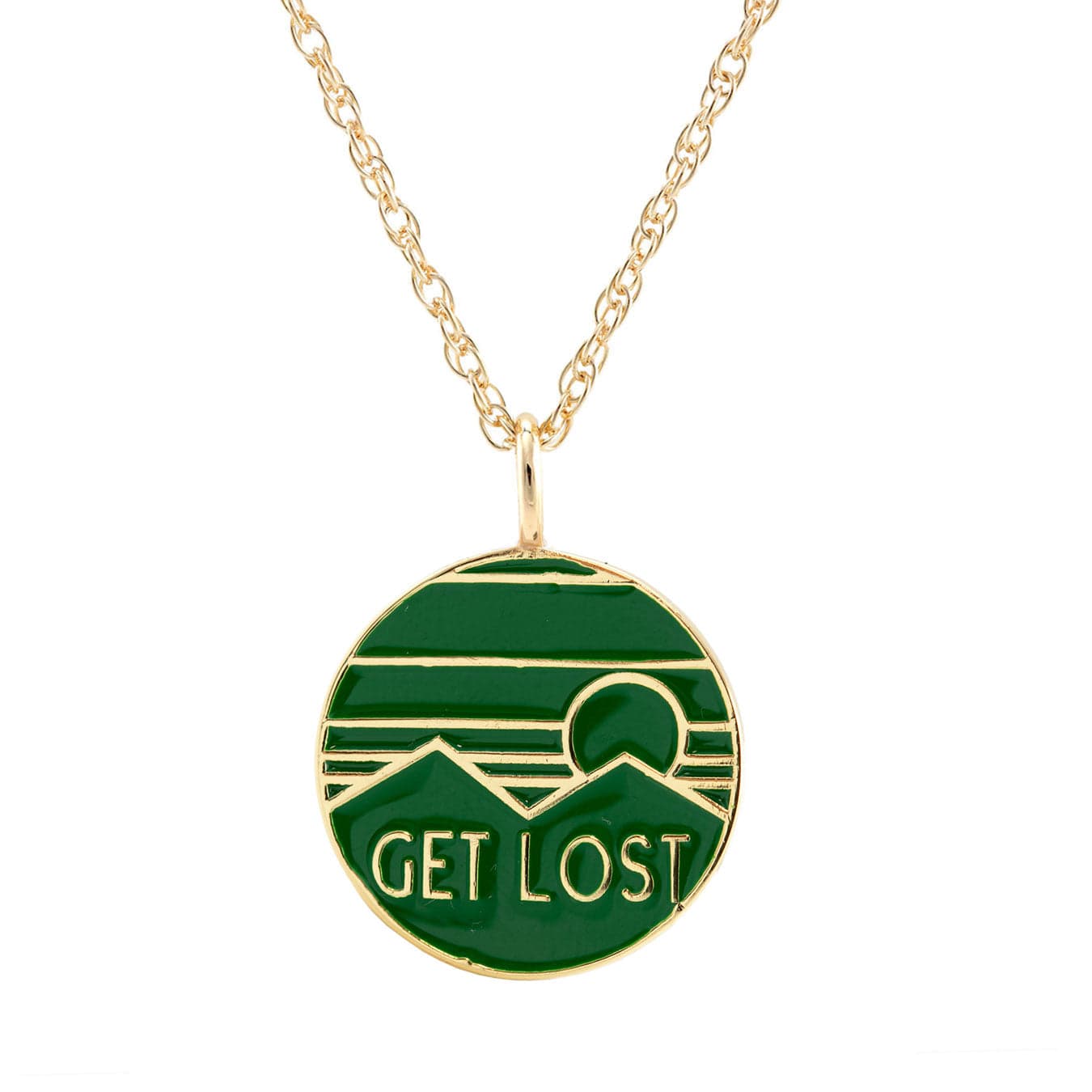 Get Lost Enamel Necklace